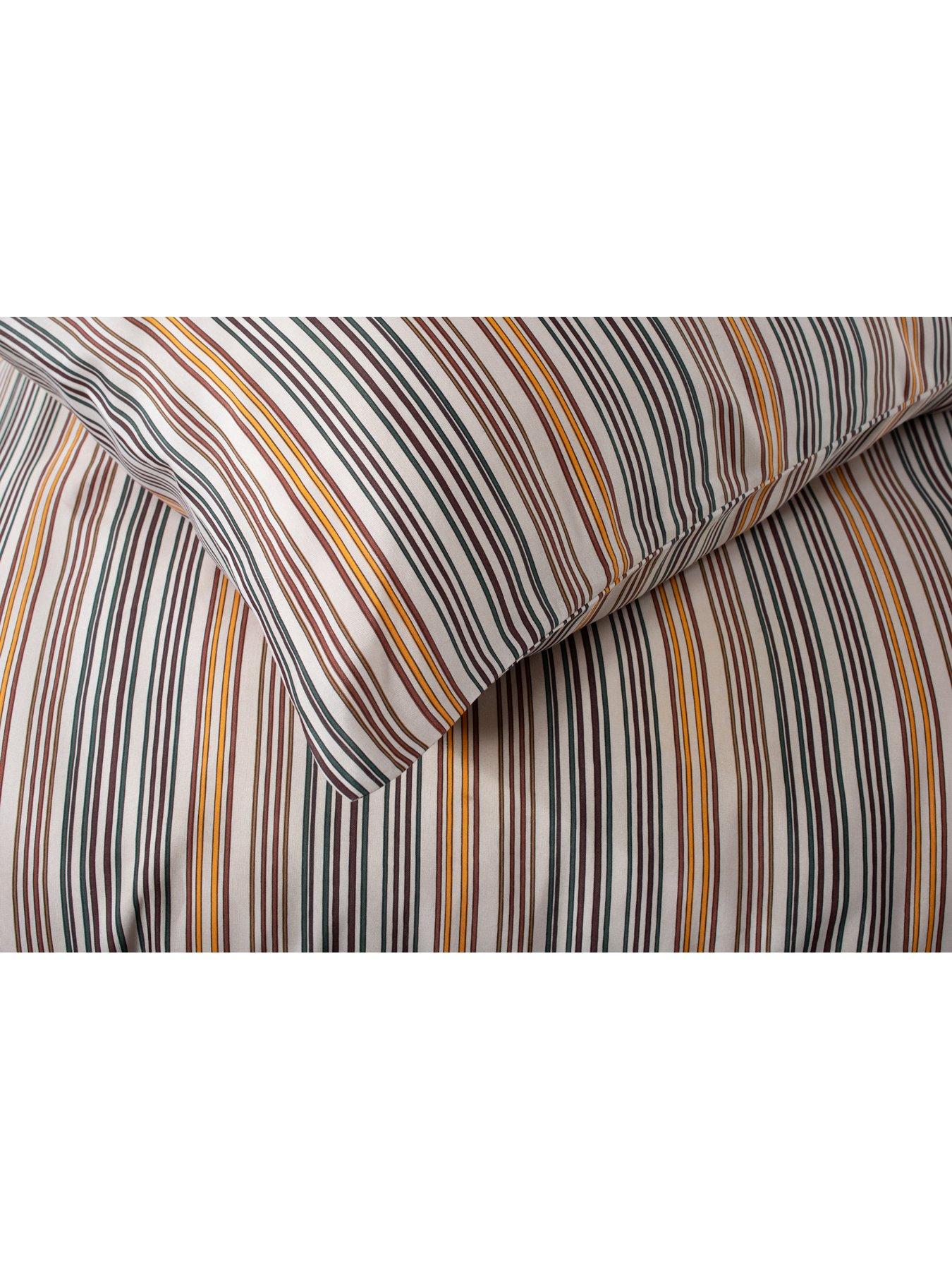 Image 4 of 4 of Studio 1846 Fine Stripe Double Duvet Set