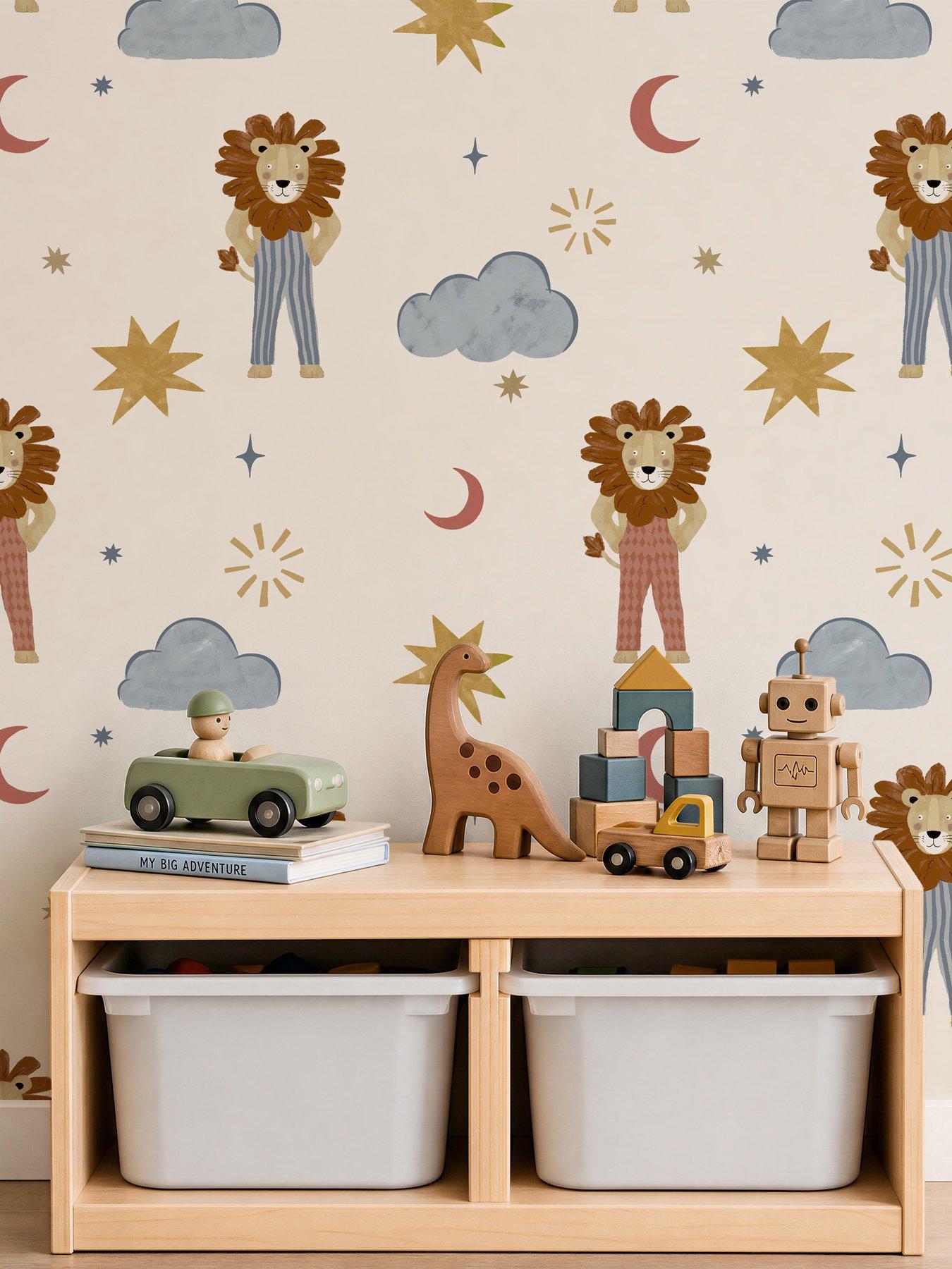 Image 3 of 4 of ARTHOUSE Leo Cream & Multi Wallpaper