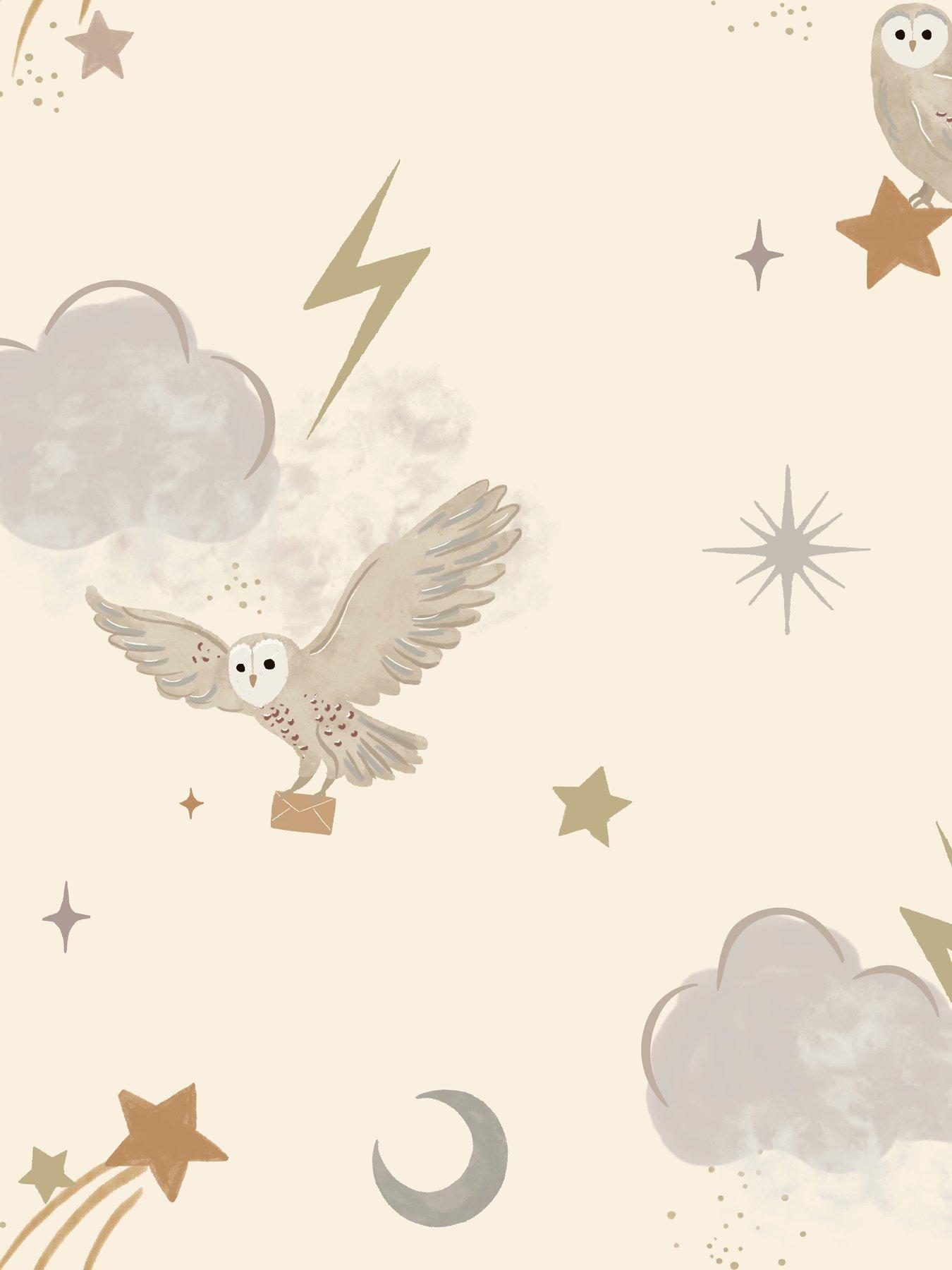 Image 2 of 5 of ARTHOUSE Mystical Flight Cream Wallpaper