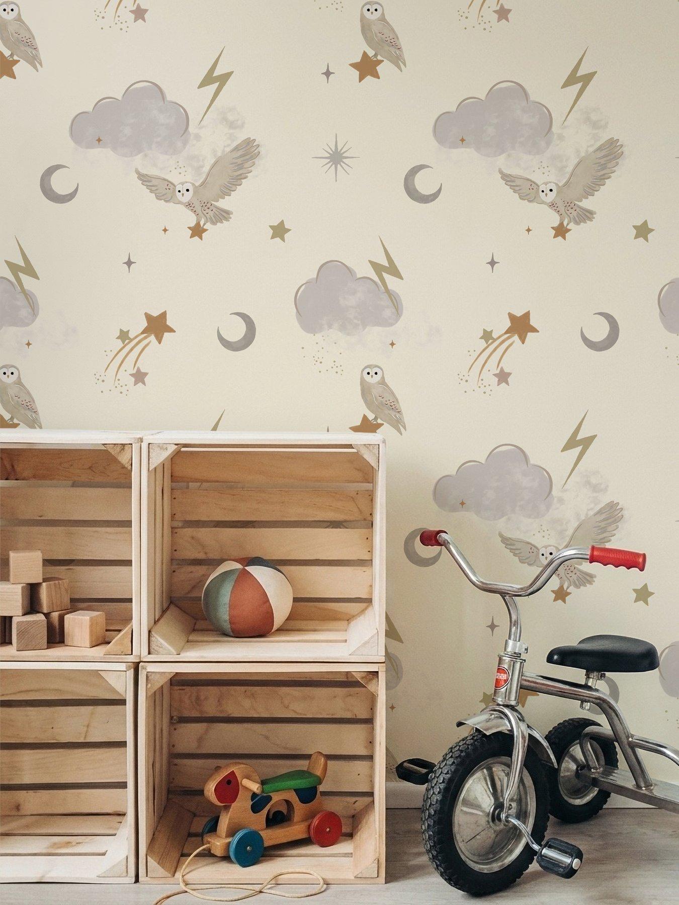 Image 4 of 5 of ARTHOUSE Mystical Flight Cream Wallpaper
