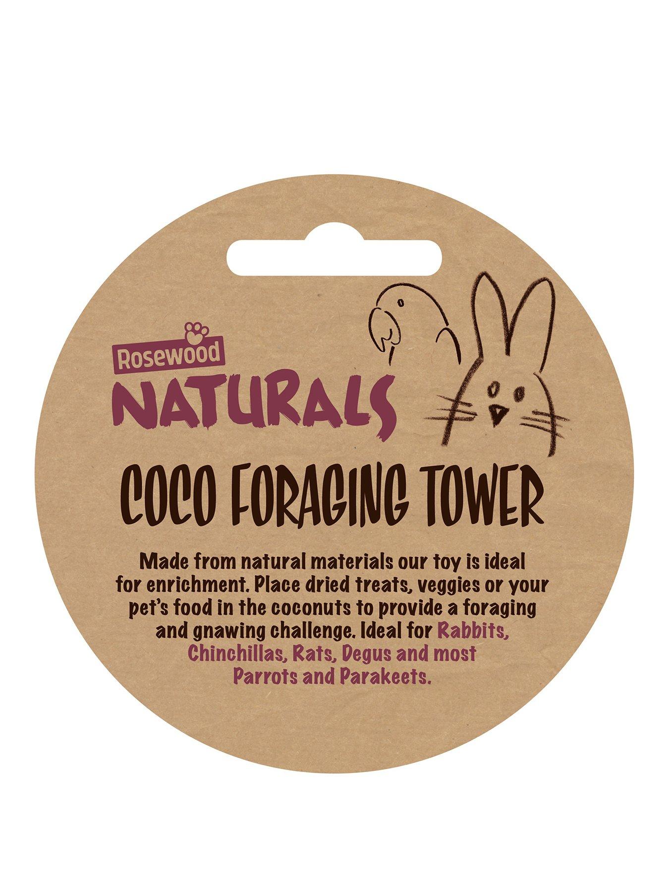 Image 2 of 7 of Rosewood Naturals Coco Foraging Tower