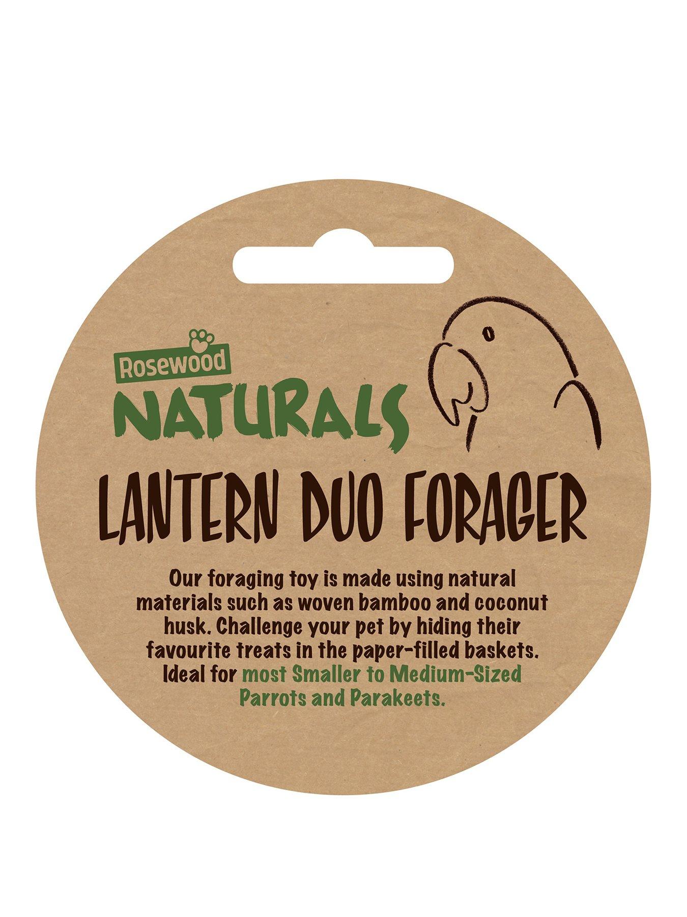 Image 2 of 7 of Rosewood Naturals Lantern Duo Forager Bird Toy