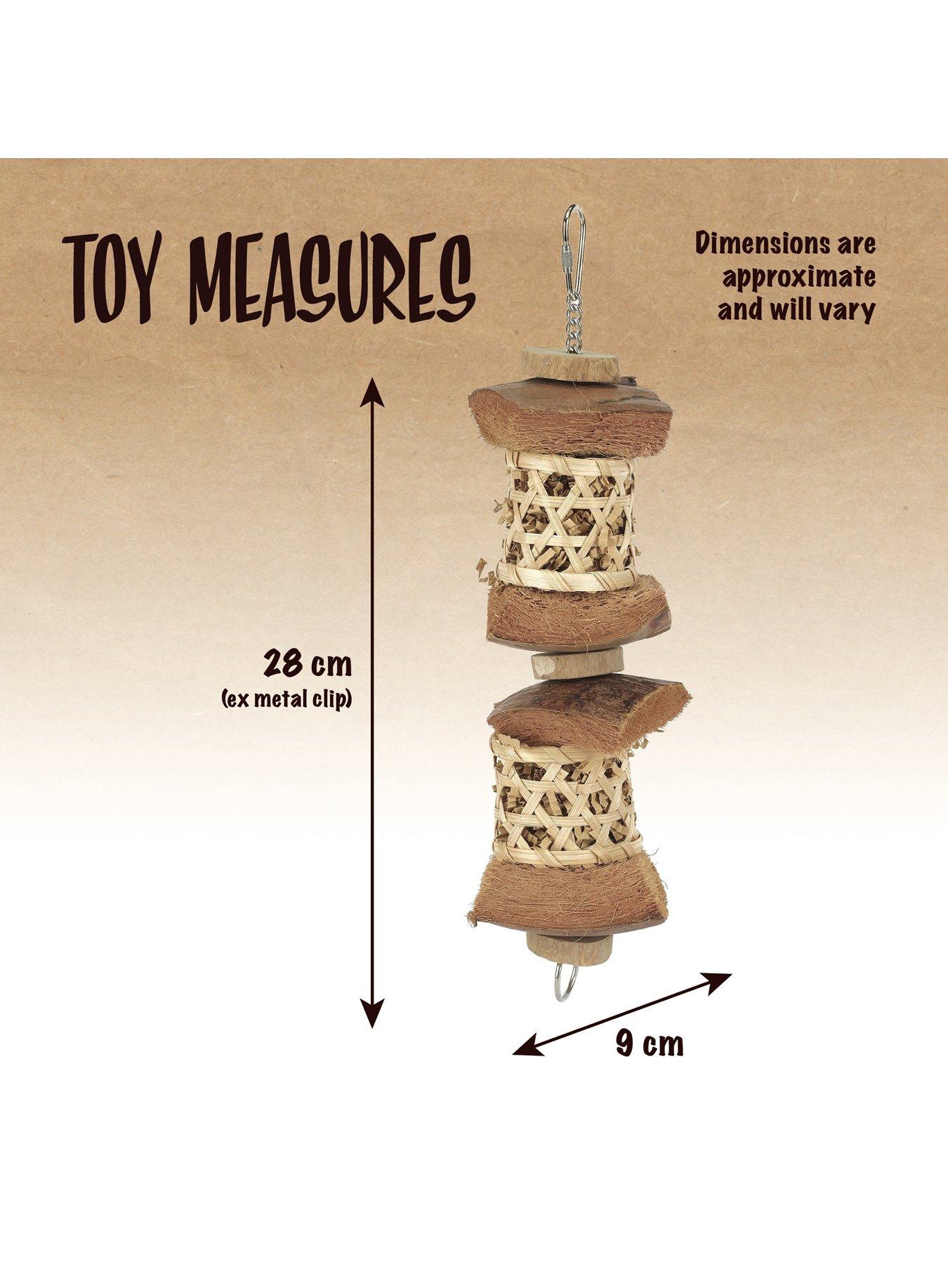 Image 3 of 7 of Rosewood Naturals Lantern Duo Forager Bird Toy