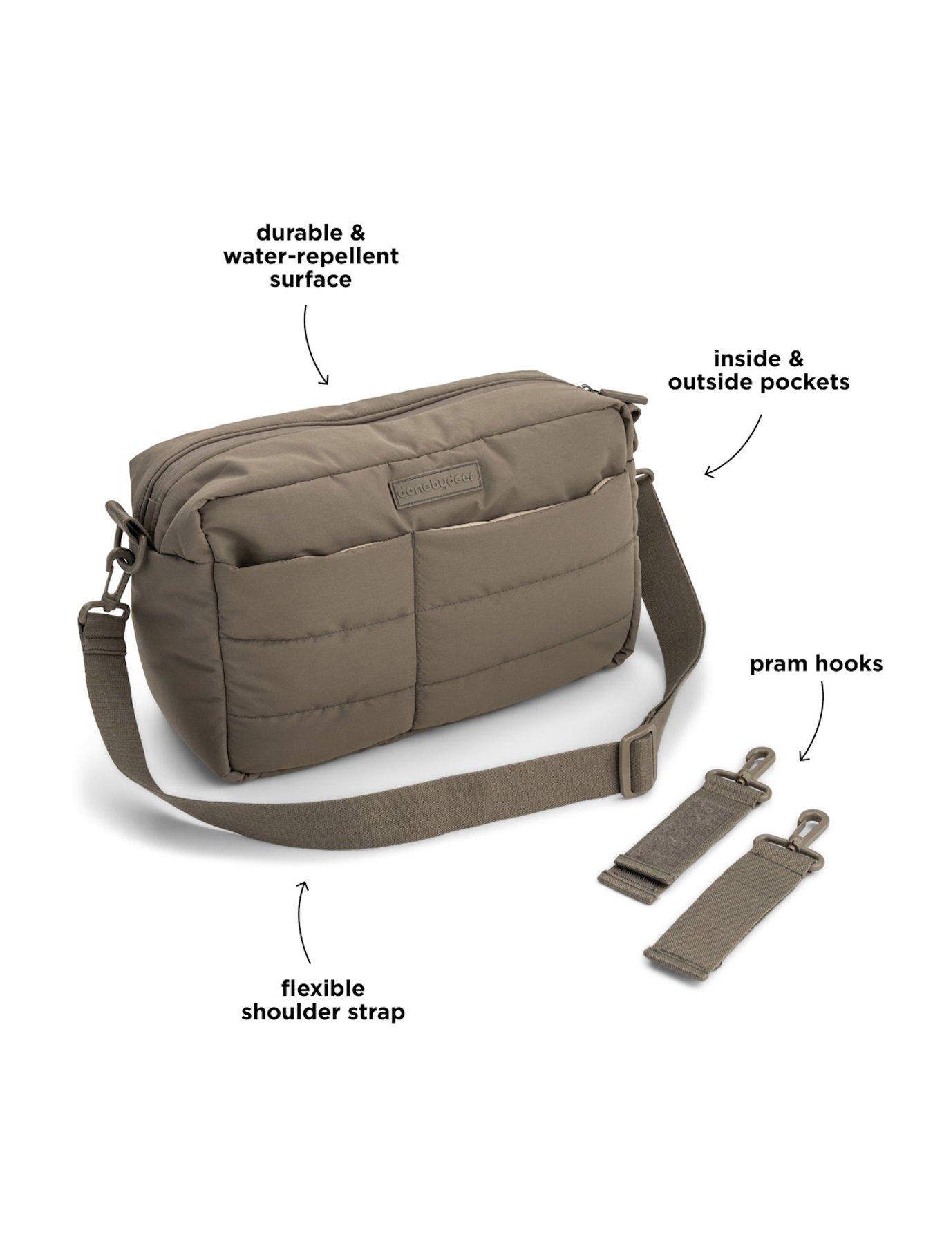 Image 3 of 7 of Done by Deer Quilted stroller bag Taupe