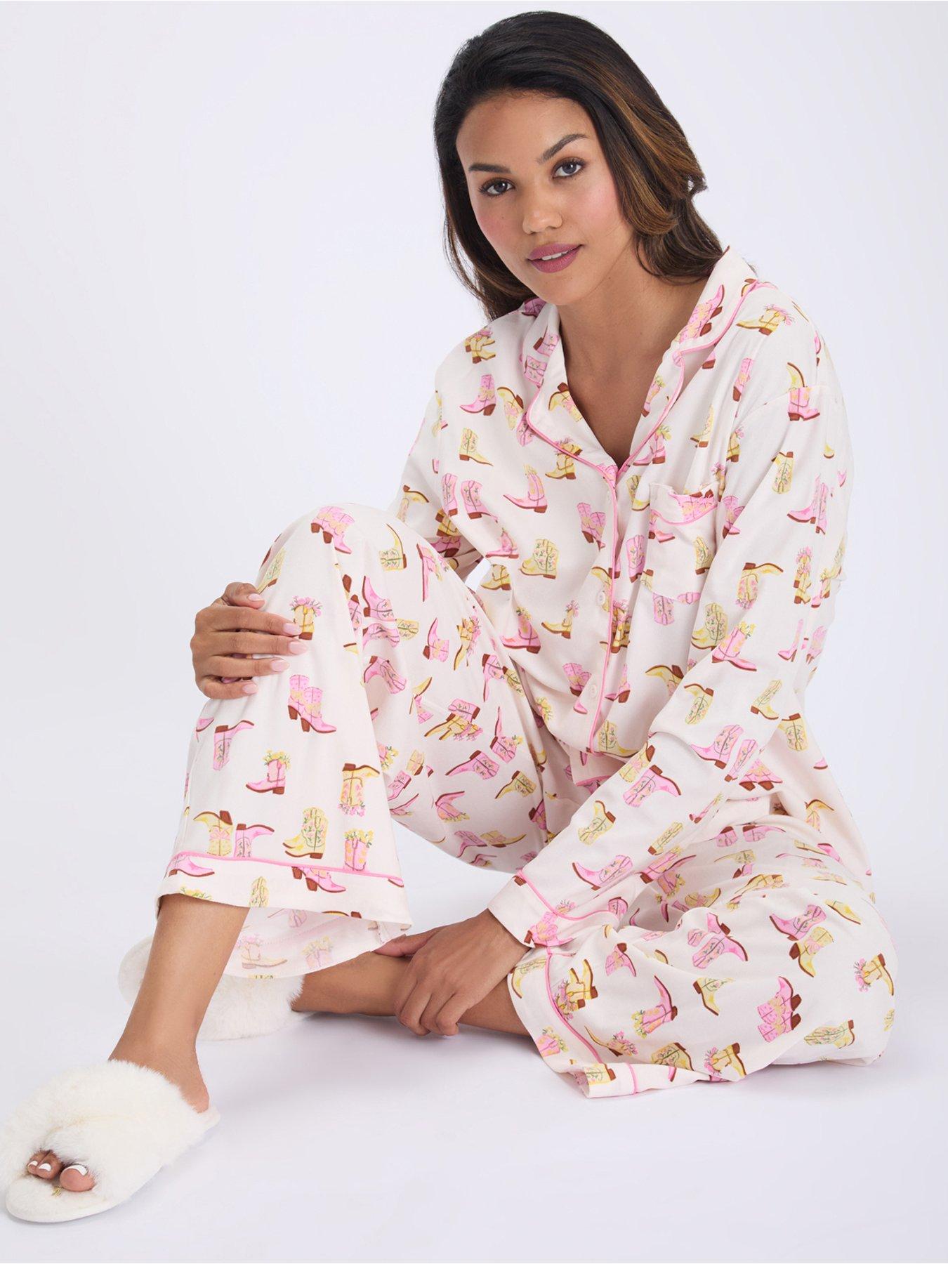 Image 3 of 7 of Boux Avenue Cowgirl Dreams Pj In A Bag - Cream