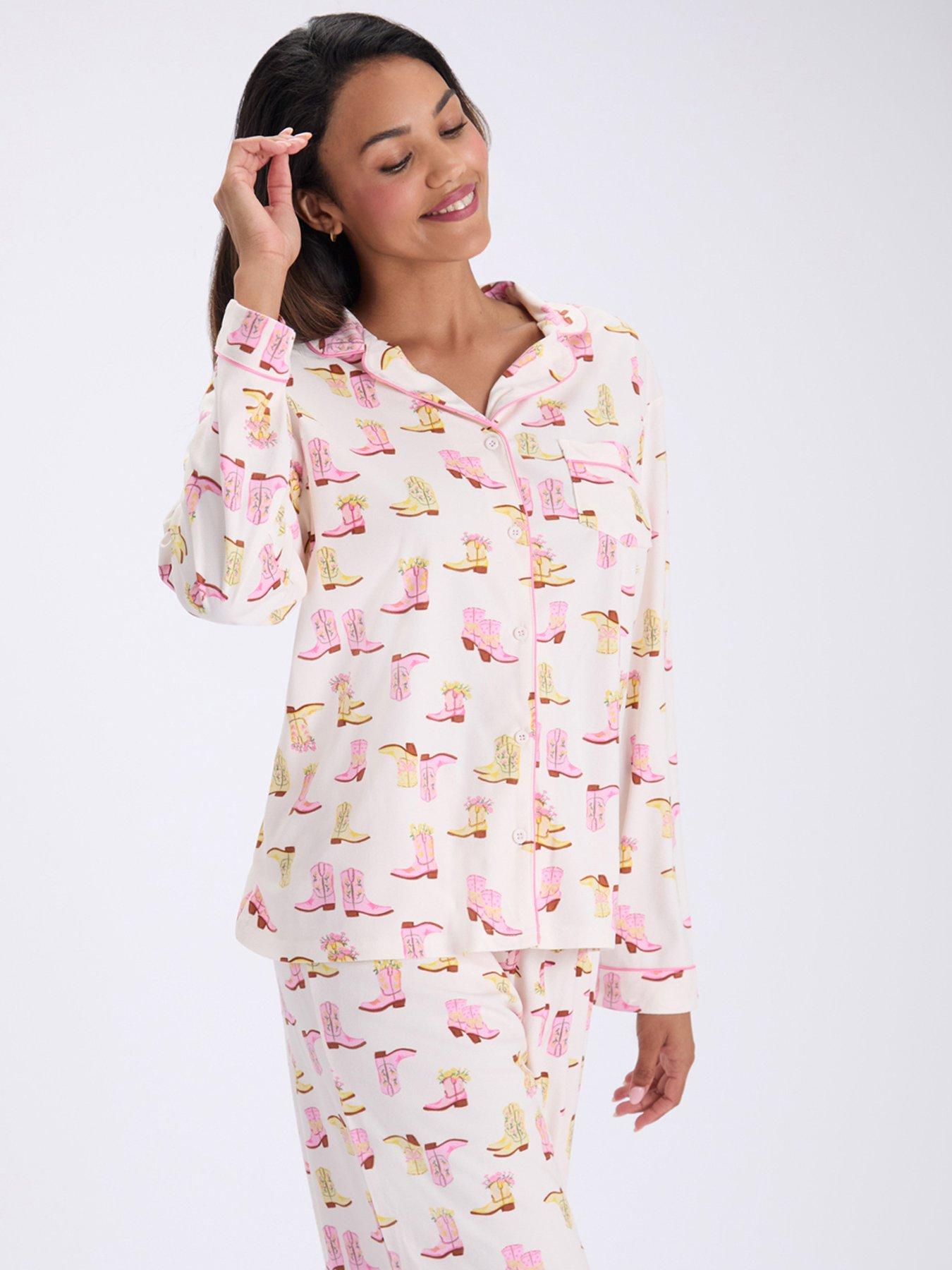 Image 5 of 7 of Boux Avenue Cowgirl Dreams Pj In A Bag - Cream