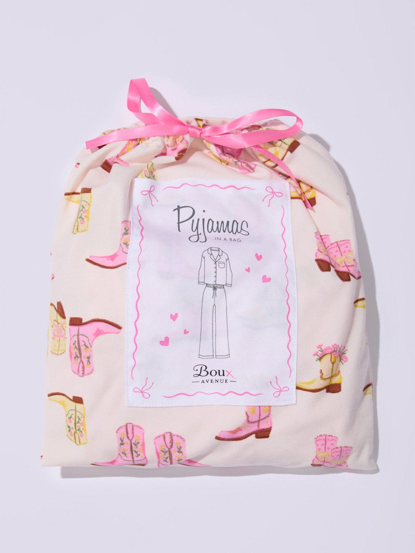 Image 7 of 7 of Boux Avenue Cowgirl Dreams Pj In A Bag - Cream