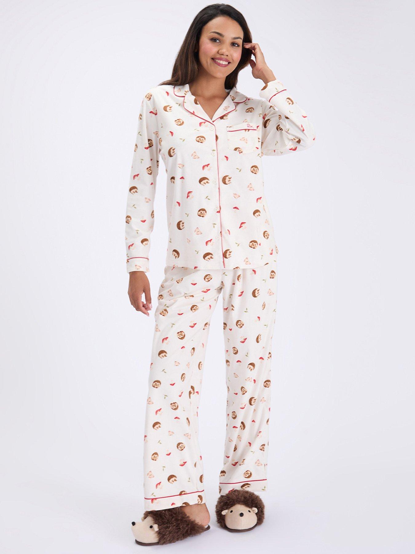 Boux Avenue Boux Avenue Hedgehog Garden Pj In A Bag - Cream