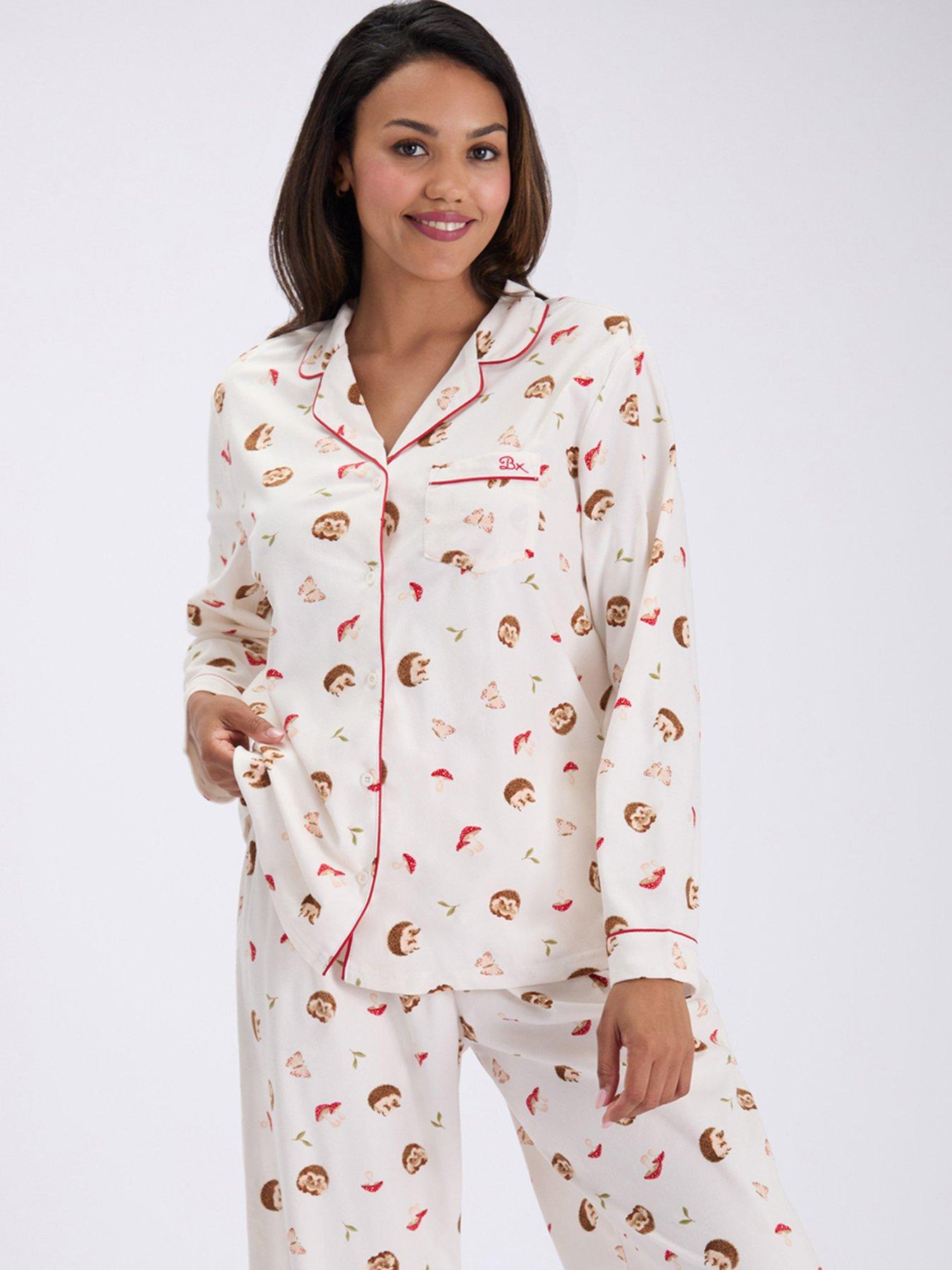Image 5 of 7 of Boux Avenue Boux Avenue Hedgehog Garden Pj In A Bag - Cream