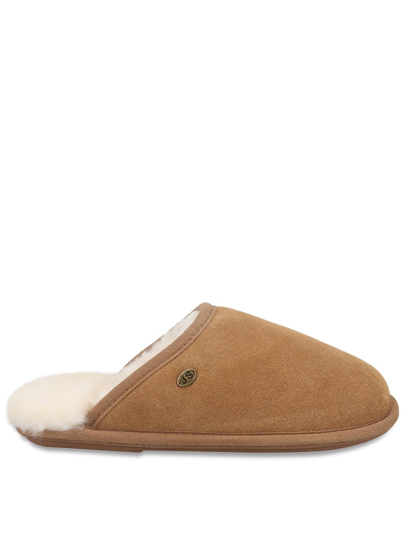 Image 1 of 5 of Just Sheepskin Just Sheepskin Womens Shaftesbury Mule Slippers - Chestnut