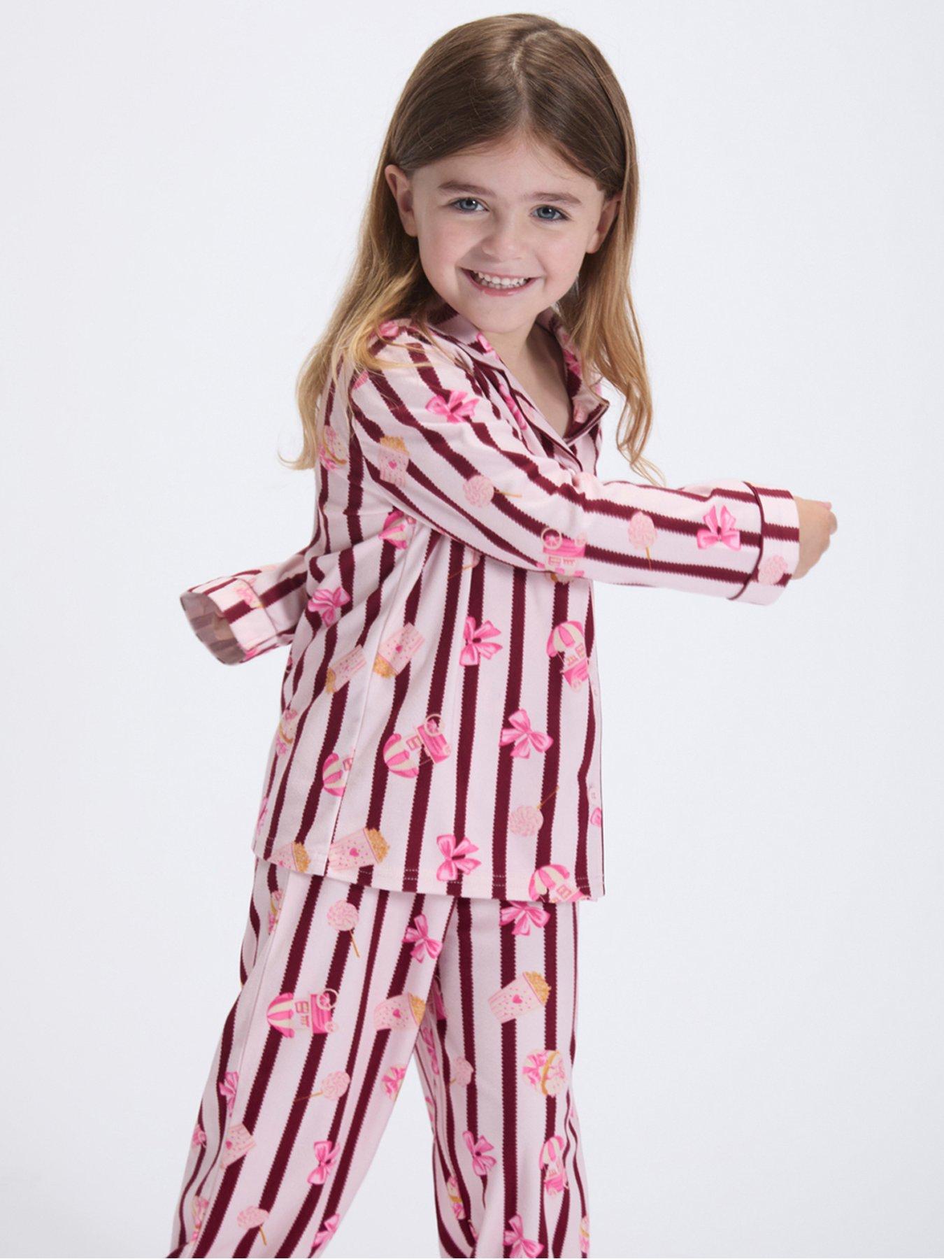 Image 4 of 7 of Boux Avenue Boux Avenue Kids-popcorn Club Pj In A Bag - Burgundy