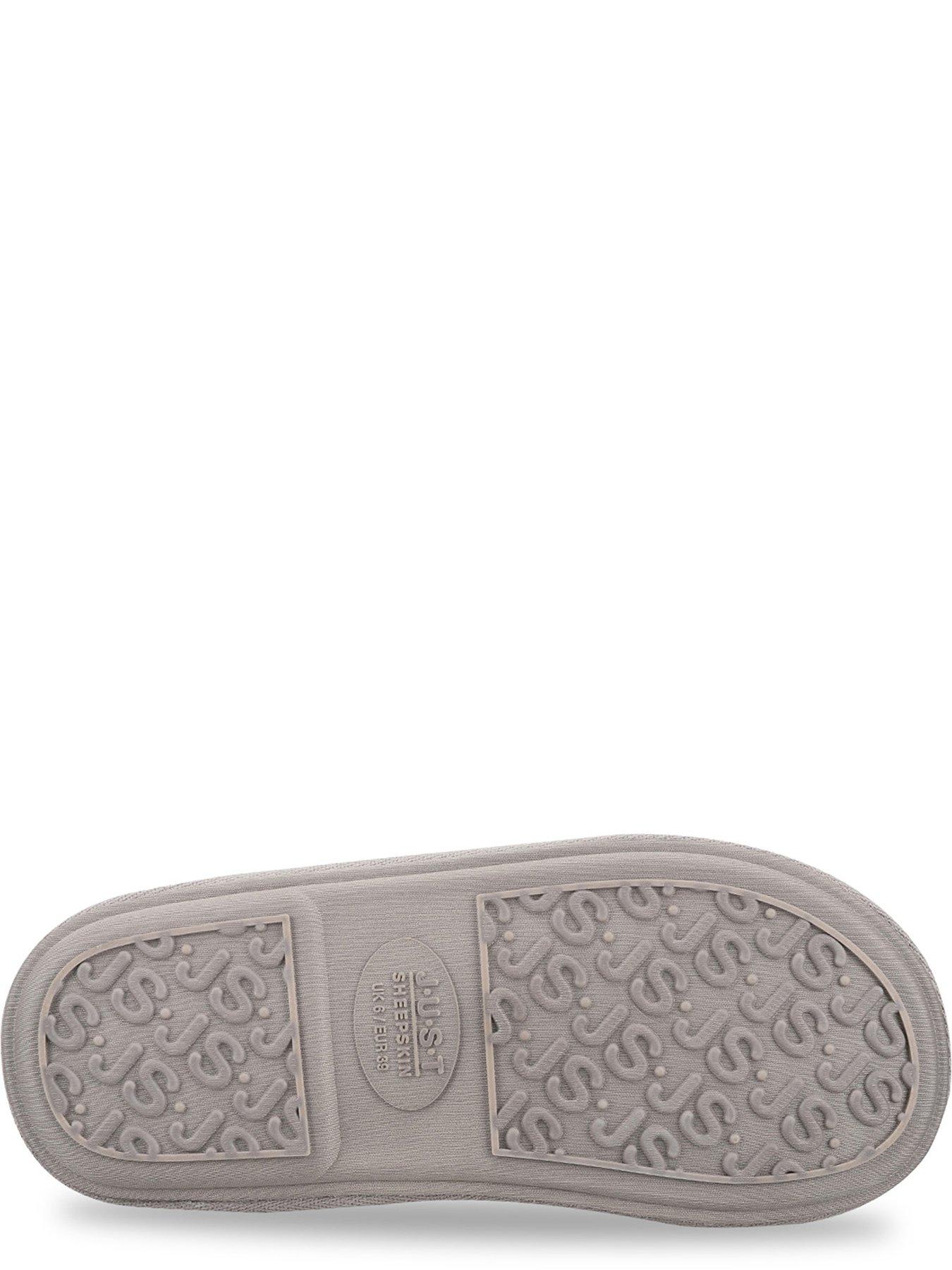 Image 4 of 5 of Just Sheepskin Just Sheepskin Womens Shaftesbury Mule Slippers - Dove