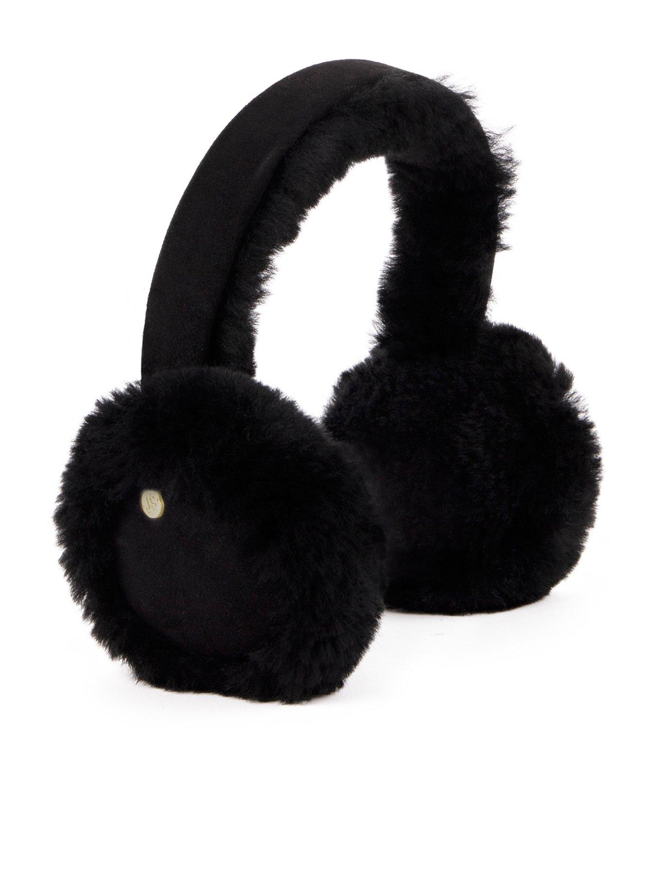 Image 1 of 3 of Just Sheepskin Just Sheepskin Womens Harper Earmuffs - Black