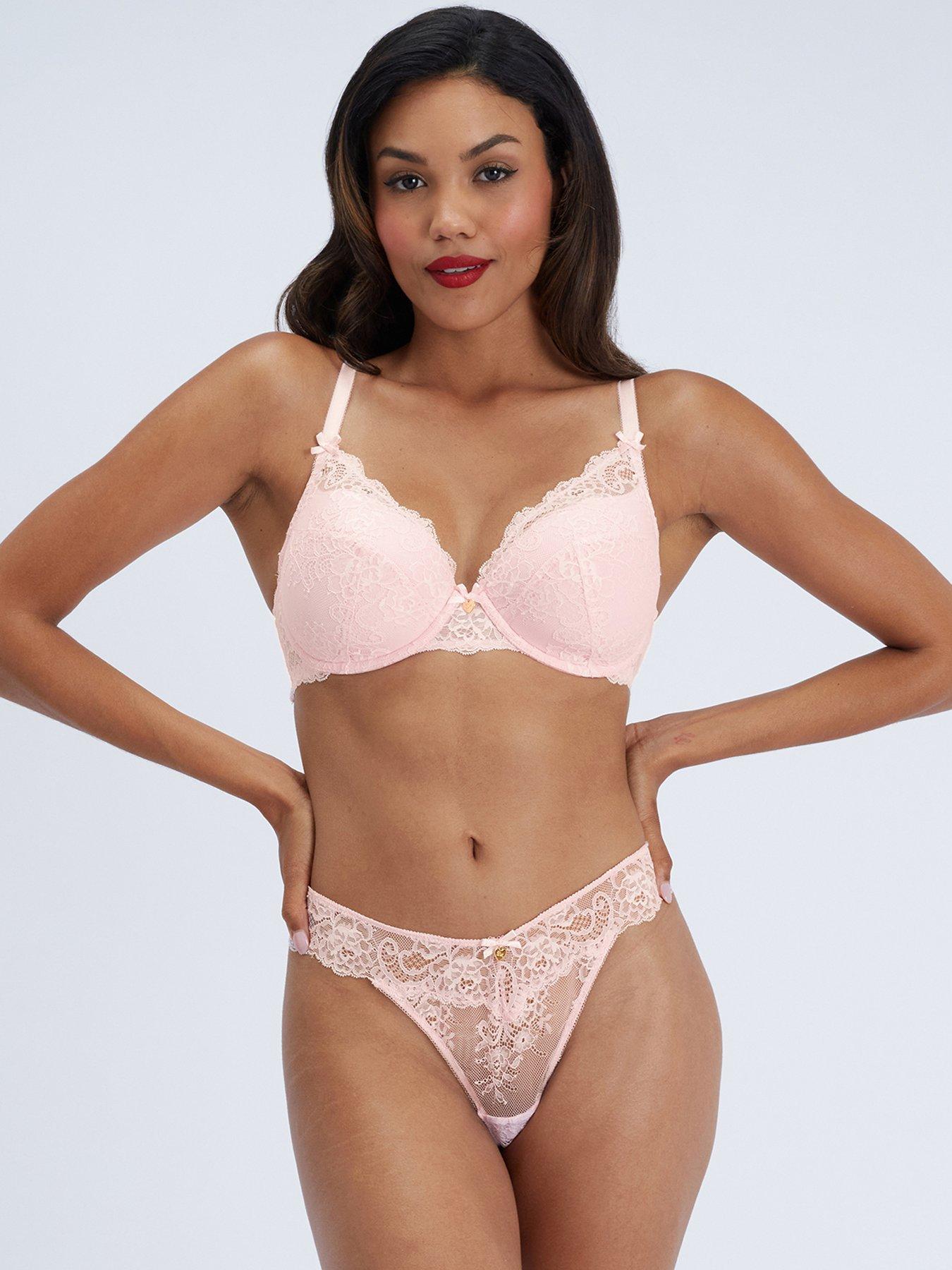 Image 4 of 5 of Boux Avenue Amber Thong - Light Pink