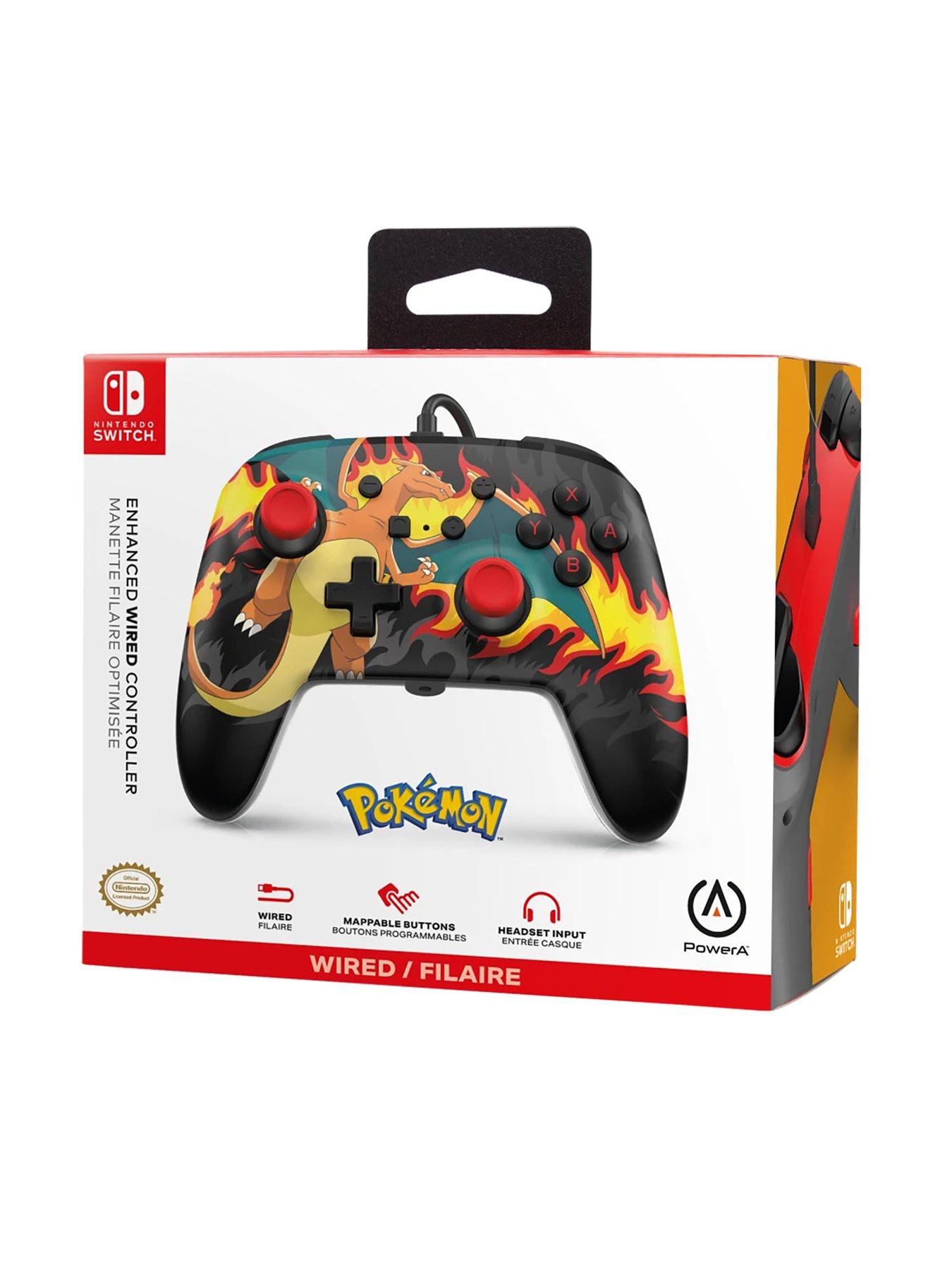 Image 7 of 7 of PowerA Enhanced Wired Controller for Nintendo Switch - Charizard Firestorm