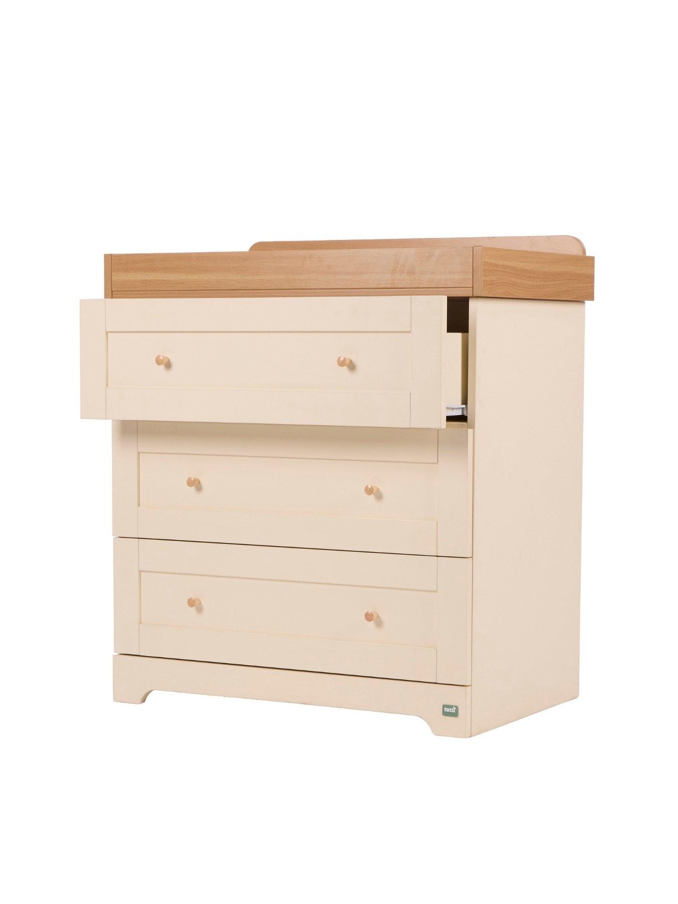 Image 3 of 5 of Tutti Bambini Rio Chest Changer - Cashmere/Honey Oak
