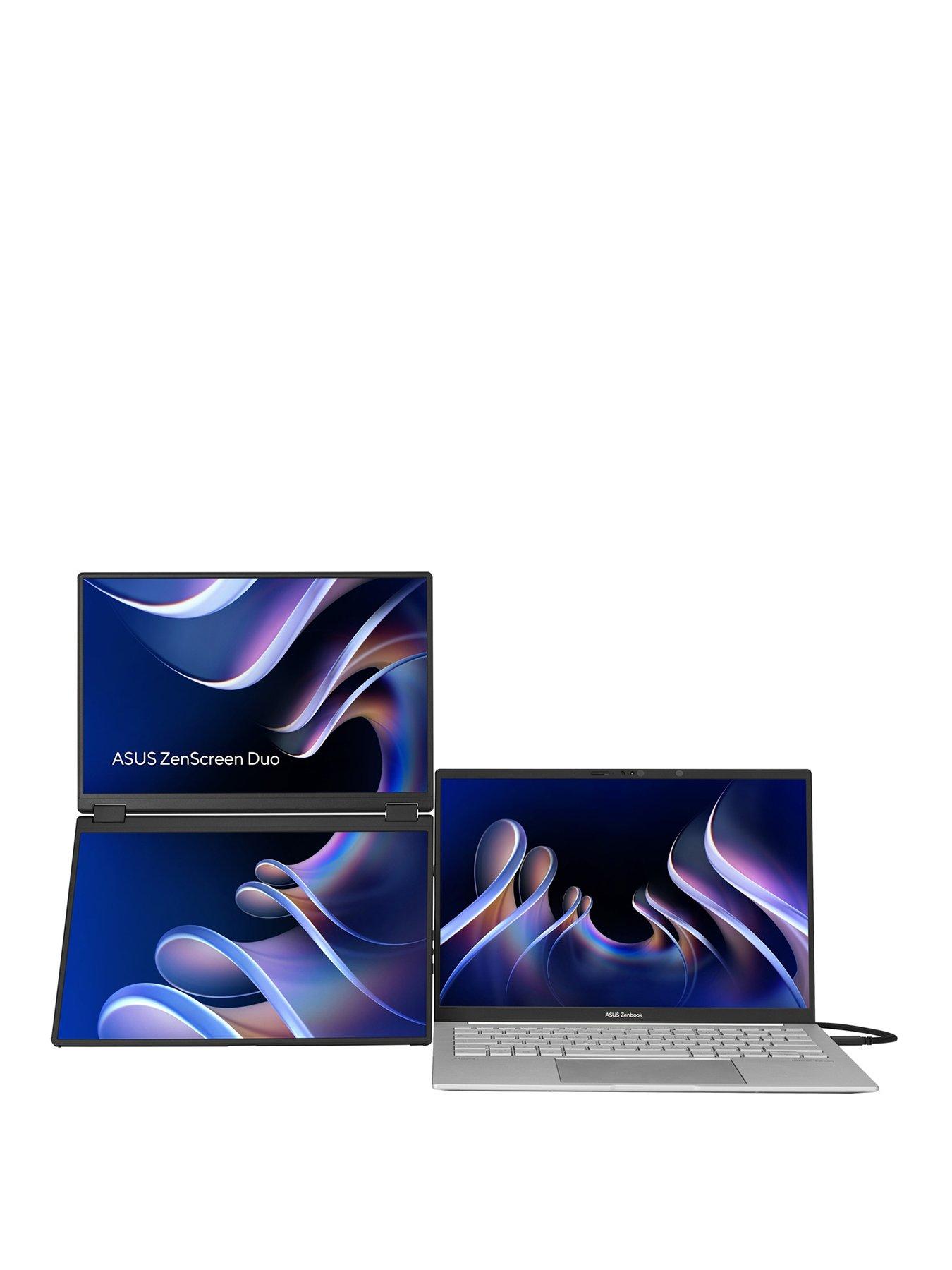 Asus ZenScreen Duo MB14FCD - Dual 14-inch - FHD - IPS -Foldable Portable Monitor