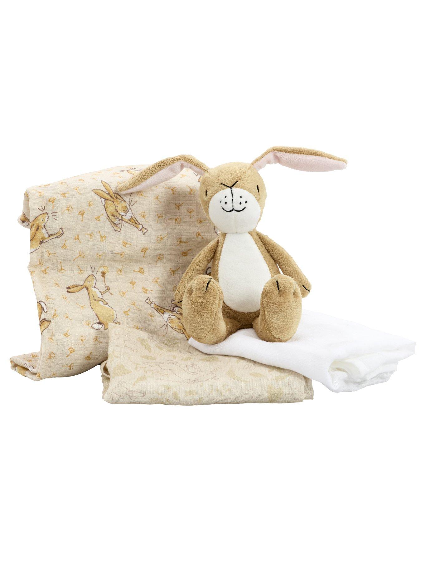 Image 4 of 4 of Guess How Much I Love You Soft Toy & muslin set