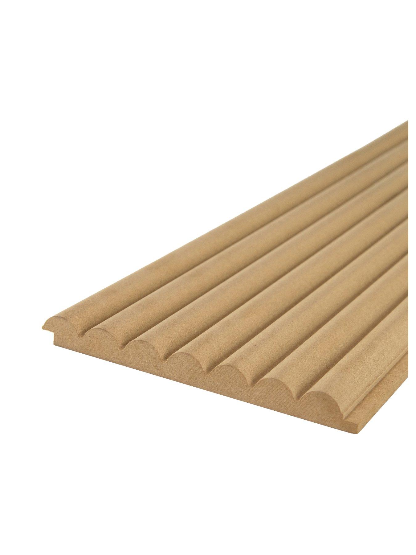 Image 5 of 7 of Wallpops Fluted Semi-circle Wood Wall Panels