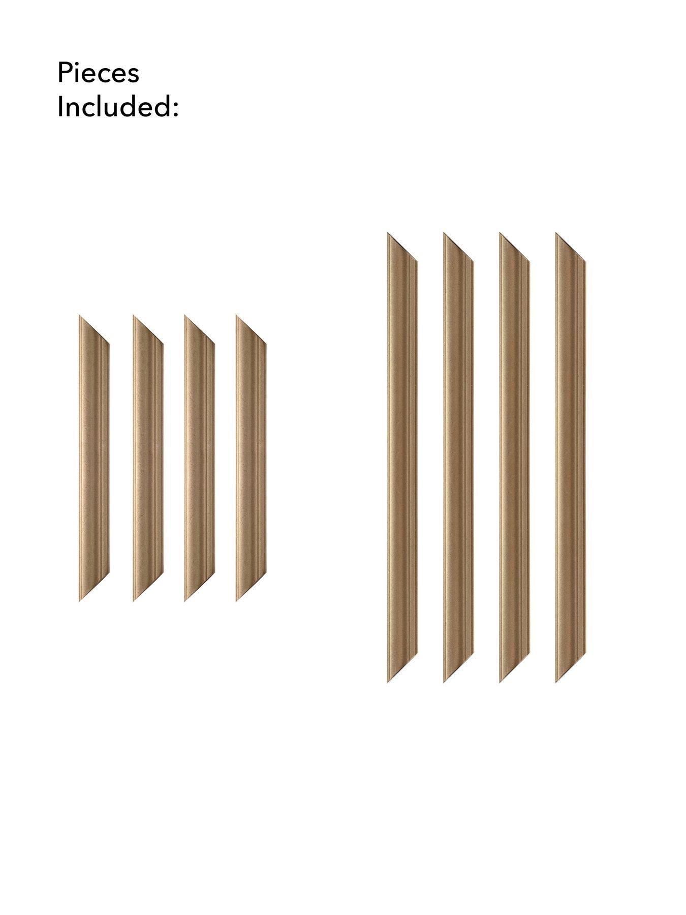 Image 5 of 8 of Wallpops Pre-mitred Box Moulding Wall Kit - Kit 1