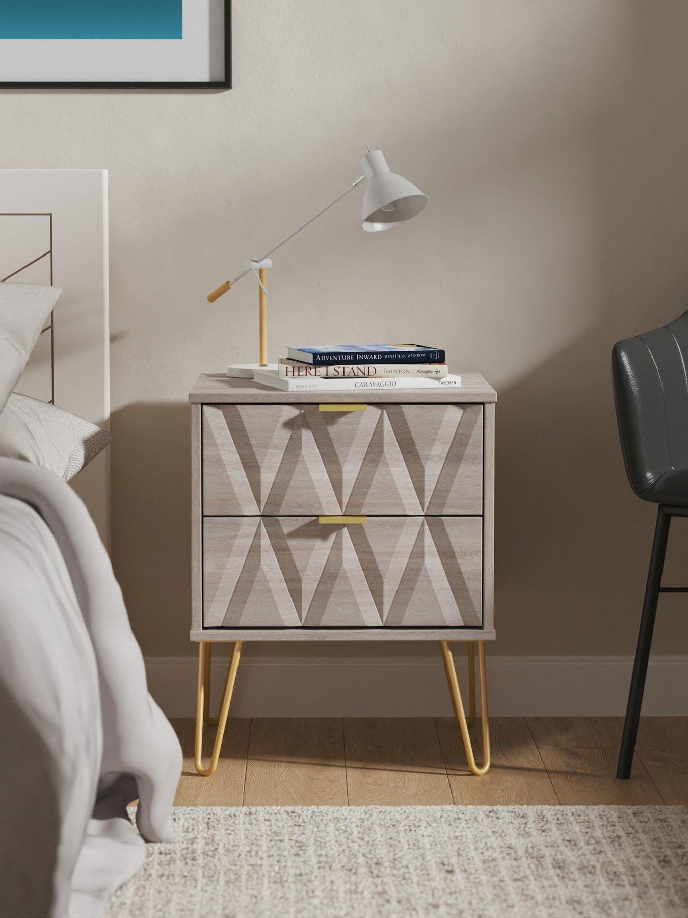 Image 1 of 7 of SWIFT Versaille 2 Drawer Bedside Cabinet