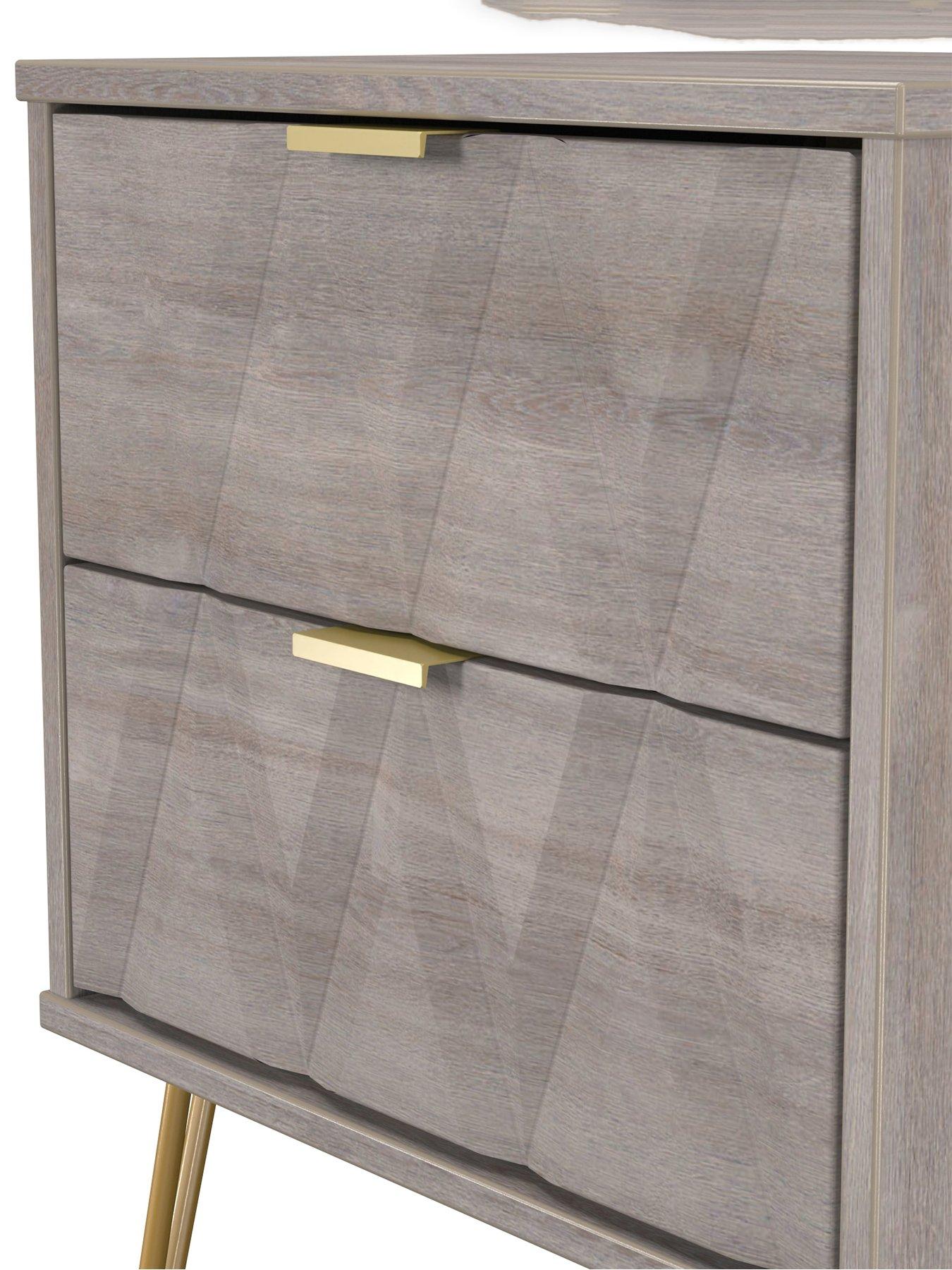 Image 4 of 7 of SWIFT Versaille 2 Drawer Bedside Cabinet