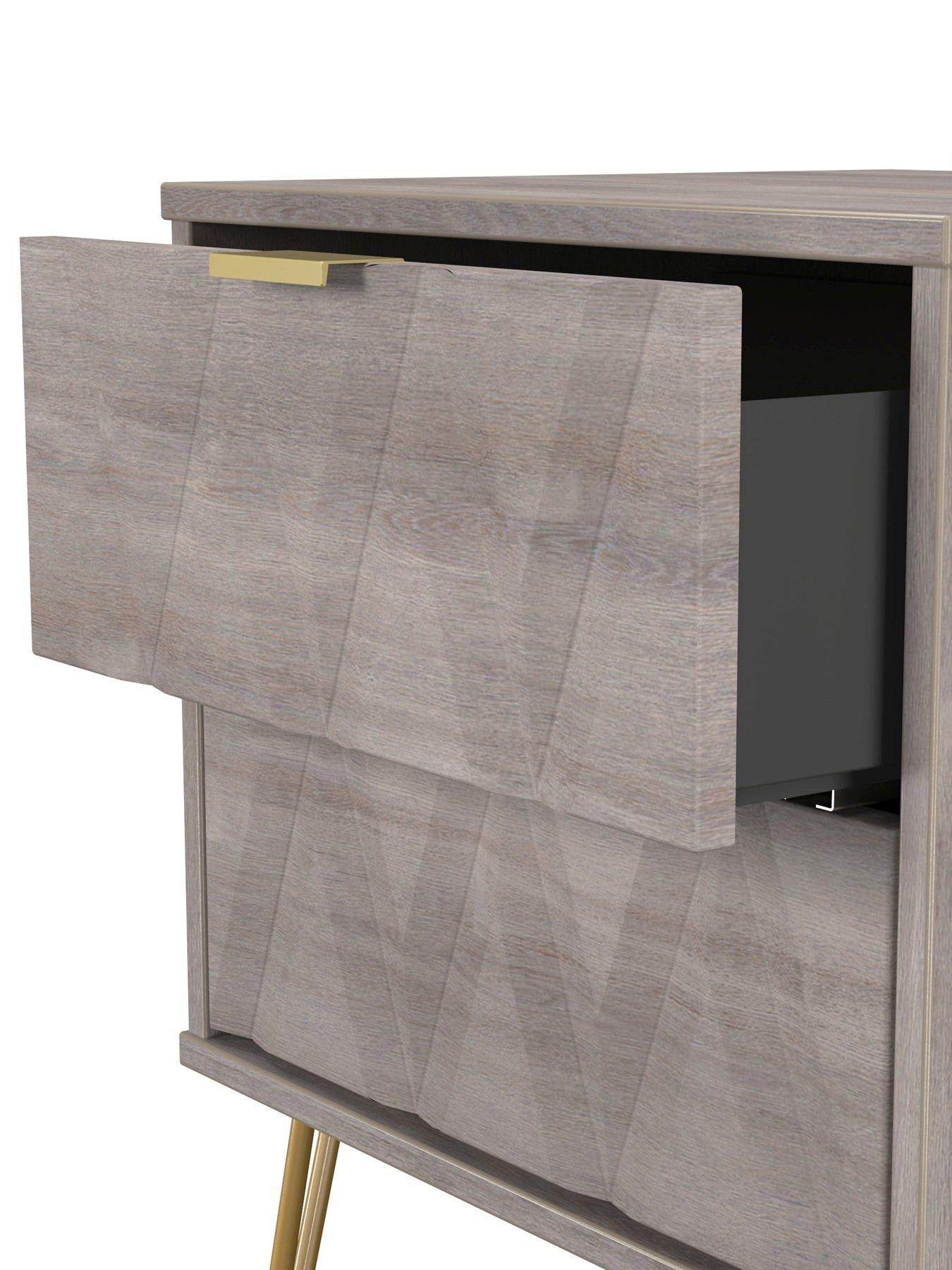 Image 5 of 7 of SWIFT Versaille 2 Drawer Bedside Cabinet