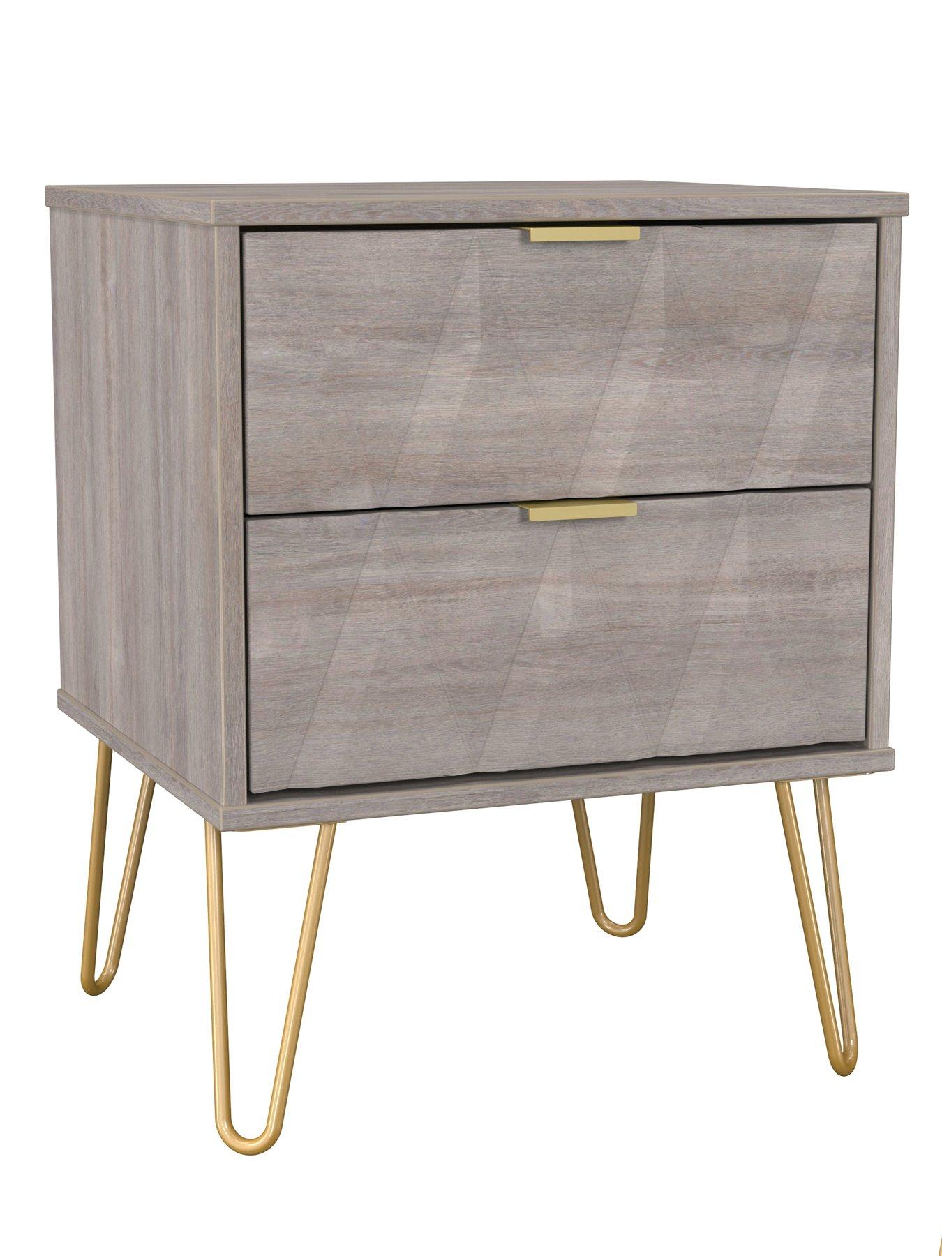 Image 6 of 7 of SWIFT Versaille 2 Drawer Bedside Cabinet