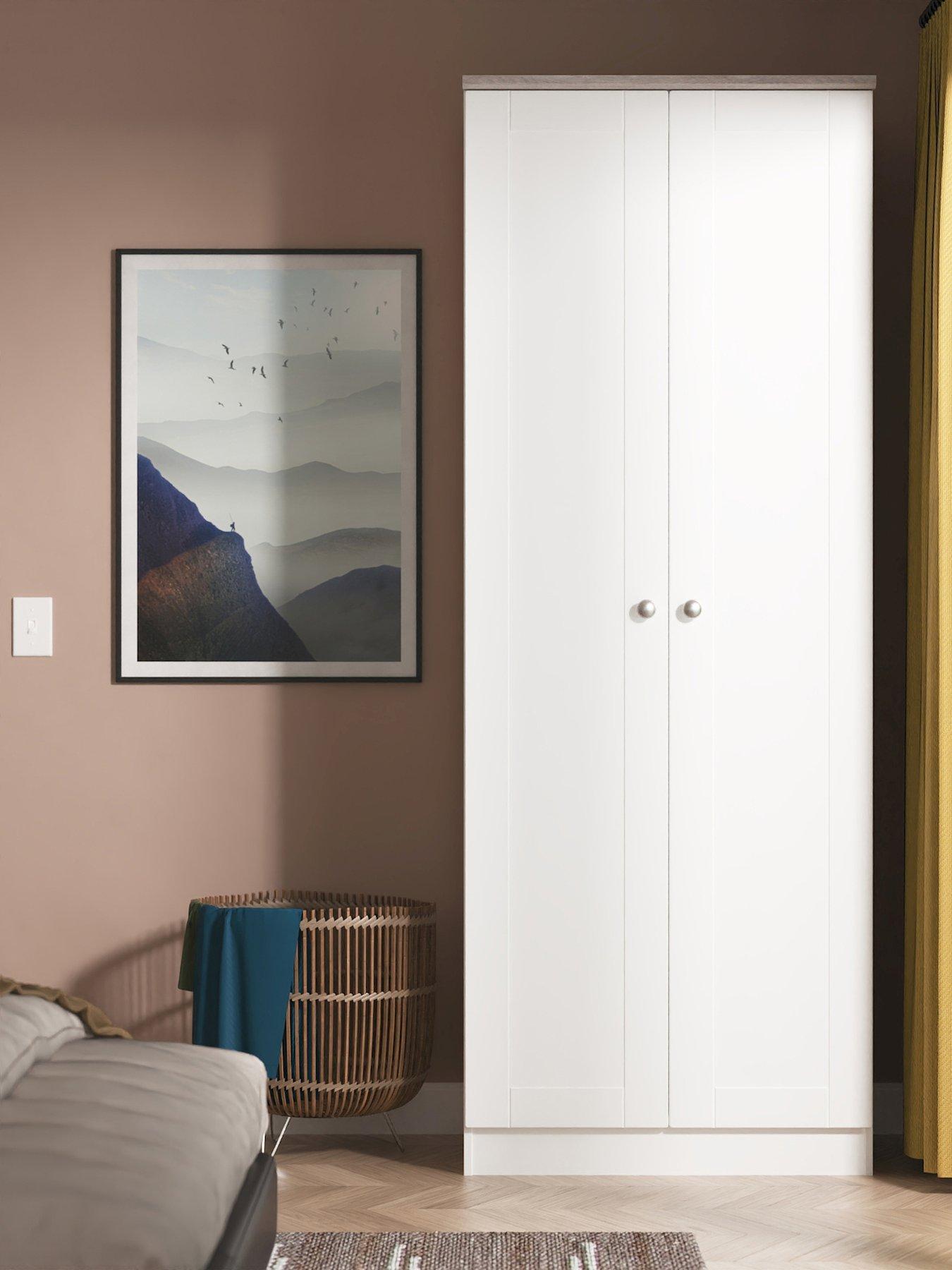 Image 1 of 7 of SWIFT Sydney Tall Plain Double Wardrobe