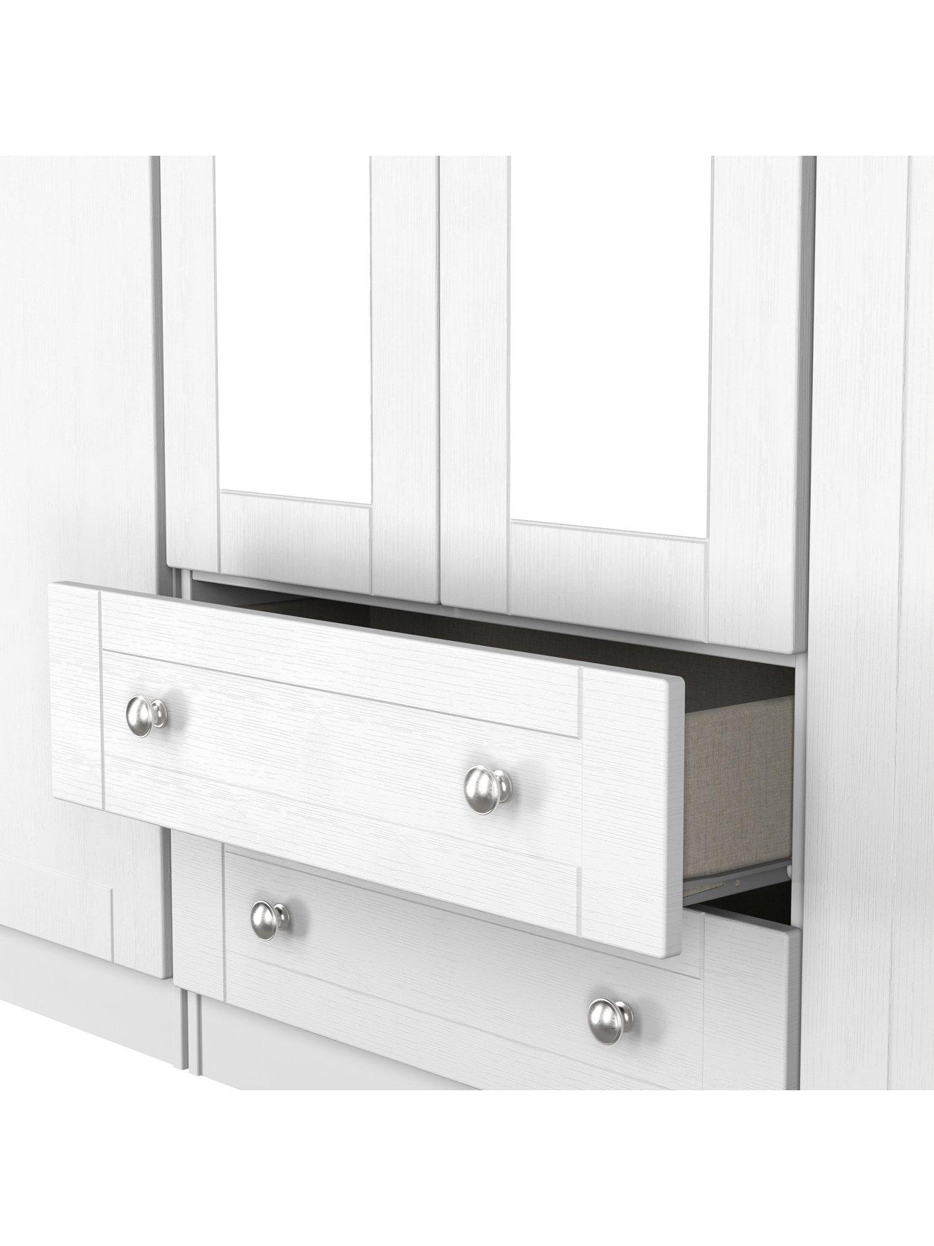 Image 5 of 6 of SWIFT Sydney Tall 6 Door 2 Drawer Double Mirror Wardrobe