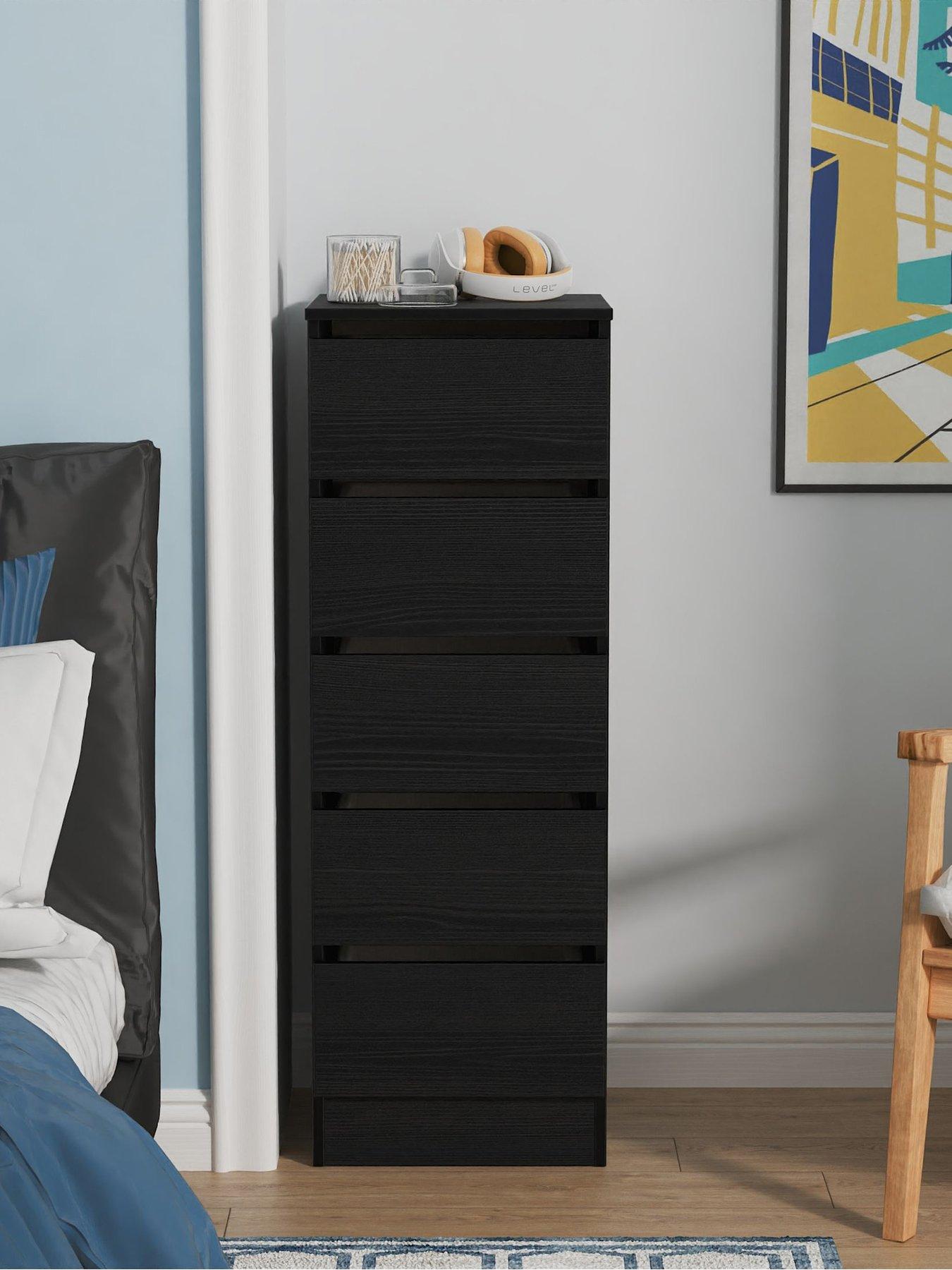 Image 1 of 7 of SWIFT Strata 5 Drawer Tall Bedside Cabinet