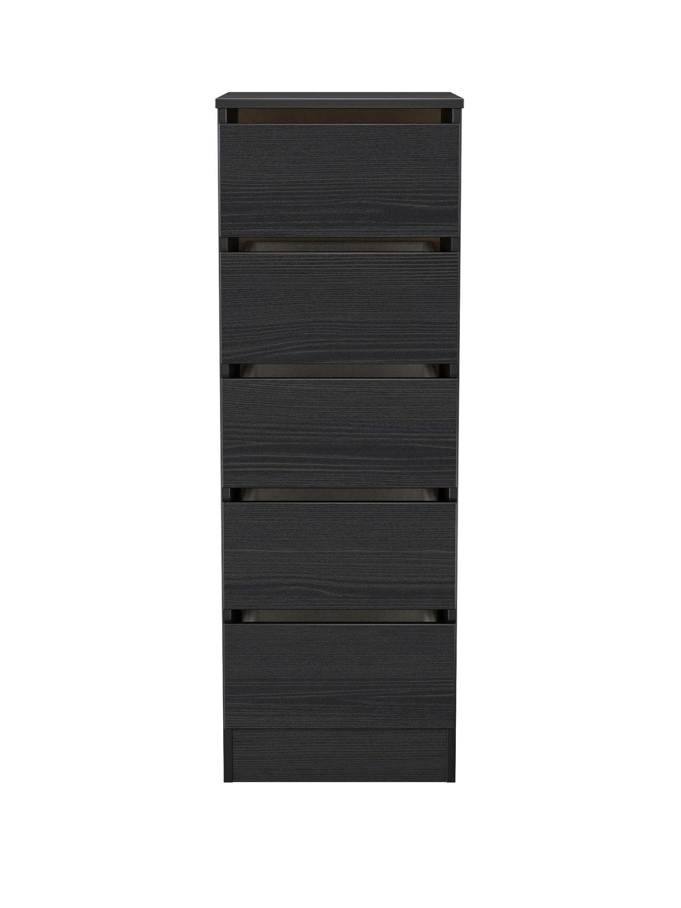 Image 2 of 7 of SWIFT Strata 5 Drawer Tall Bedside Cabinet
