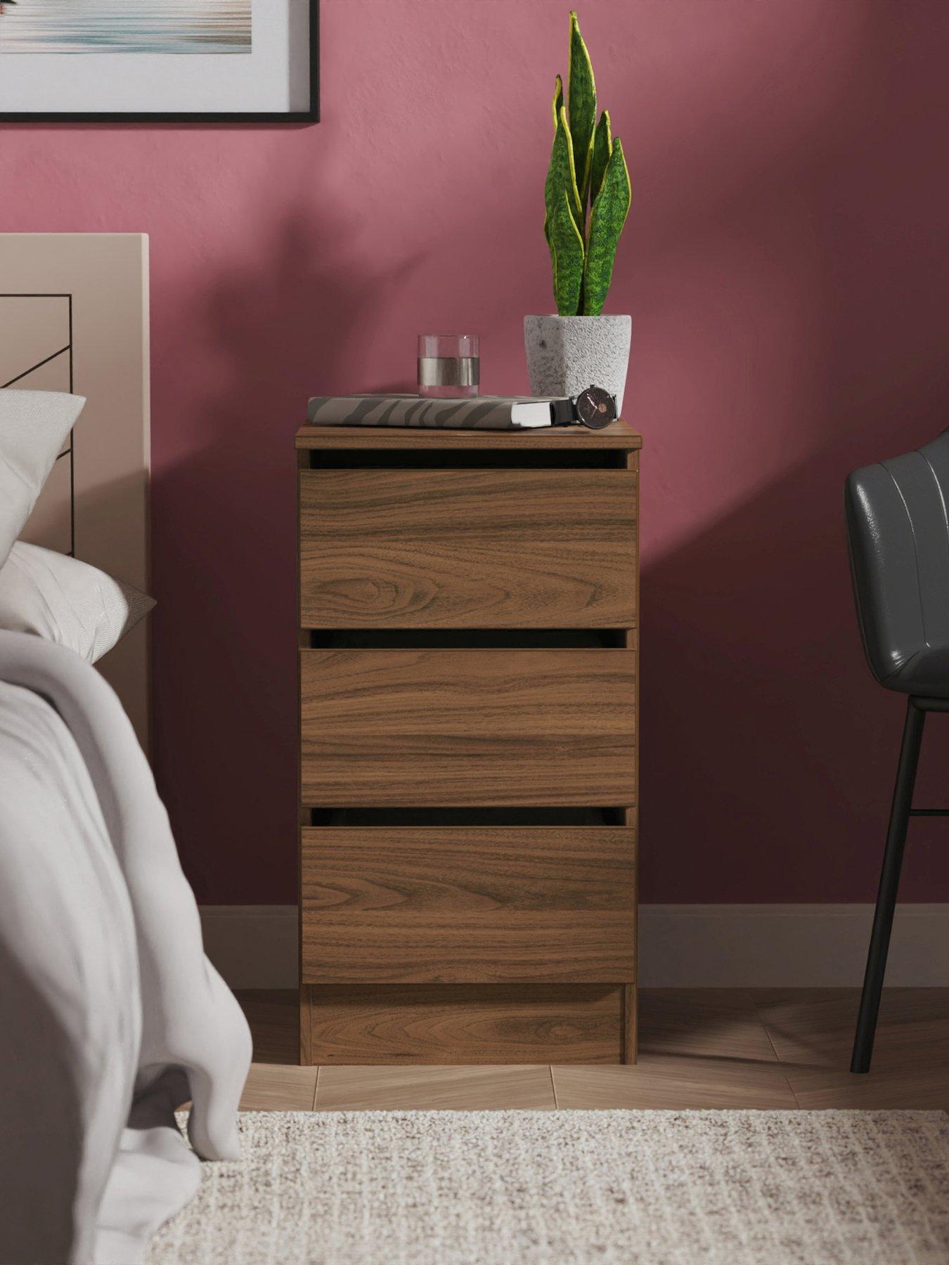Image 1 of 7 of SWIFT Strata 3 Drawer Bedside Cabinet