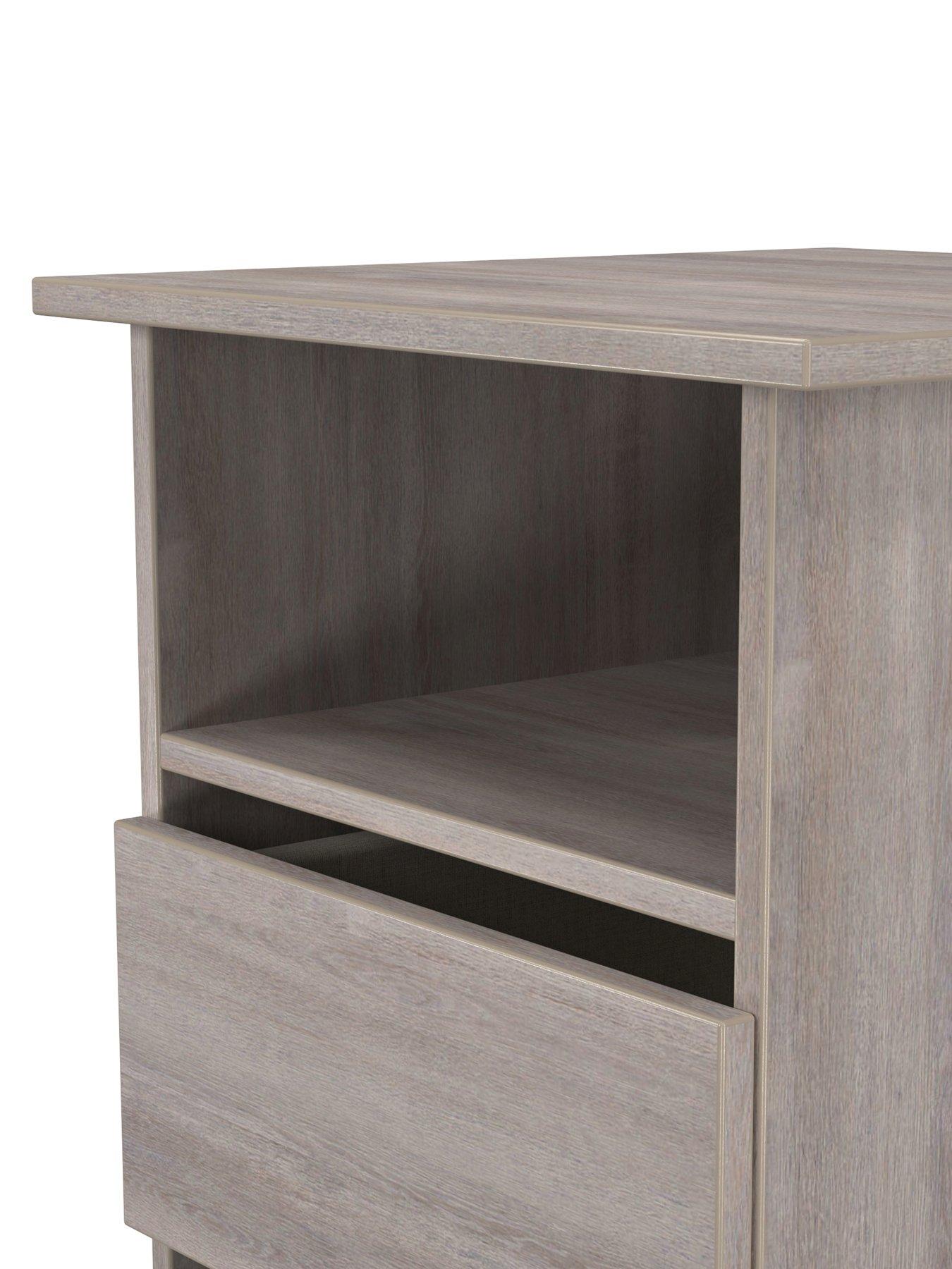 Image 4 of 6 of SWIFT Strata Bottom Drawer Lamp Table