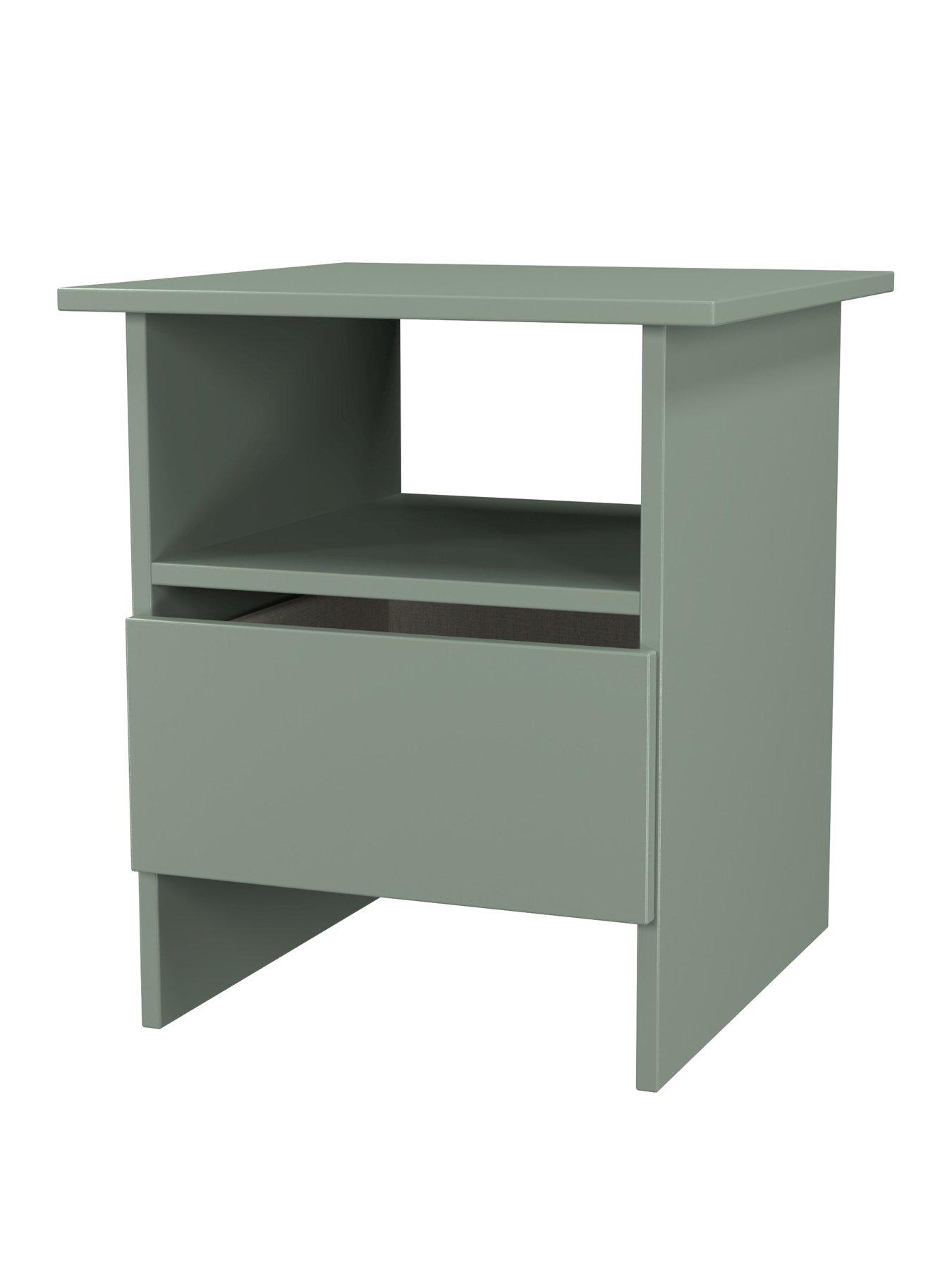 Image 3 of 6 of SWIFT Strata Bottom Drawer Lamp Table