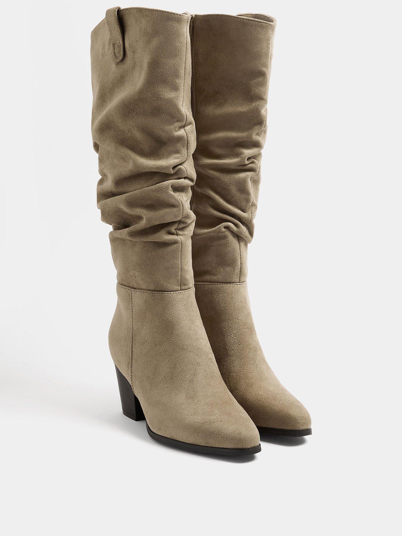 Image 2 of 4 of Yours Extra Wide Fit Western Block Heel Boot