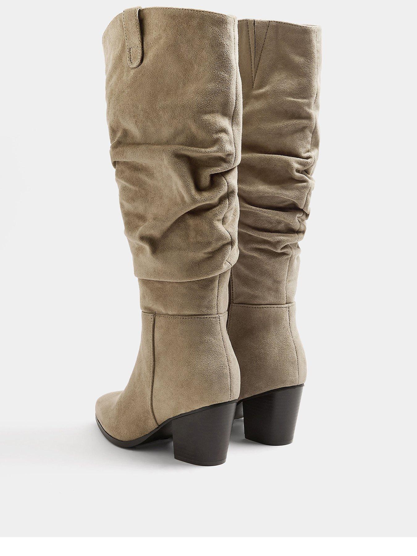 Image 3 of 4 of Yours Extra Wide Fit Western Block Heel Boot
