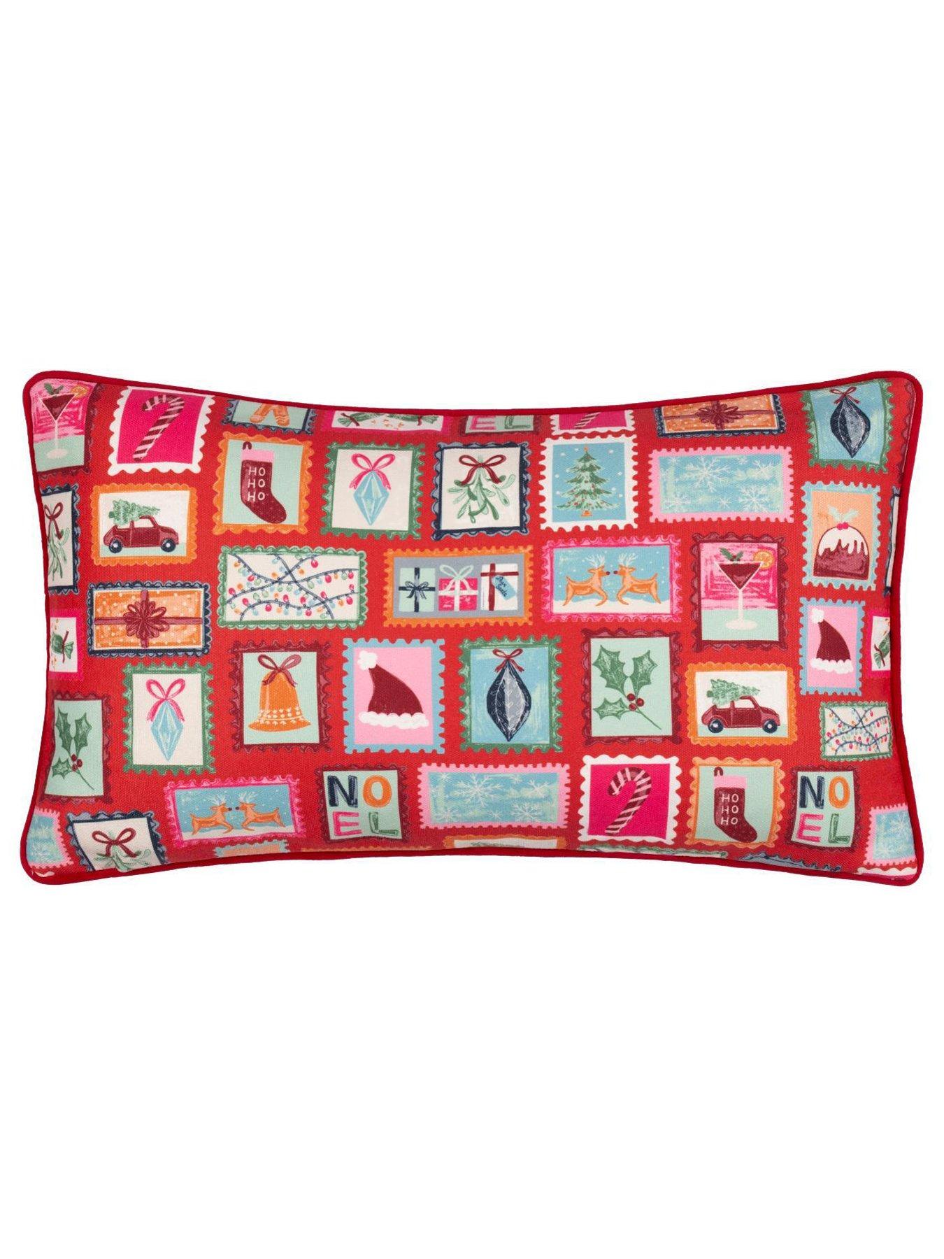 Image 5 of 6 of Furn DEAR SANTA 30X50 POLYESTER CUSHION MULTI
