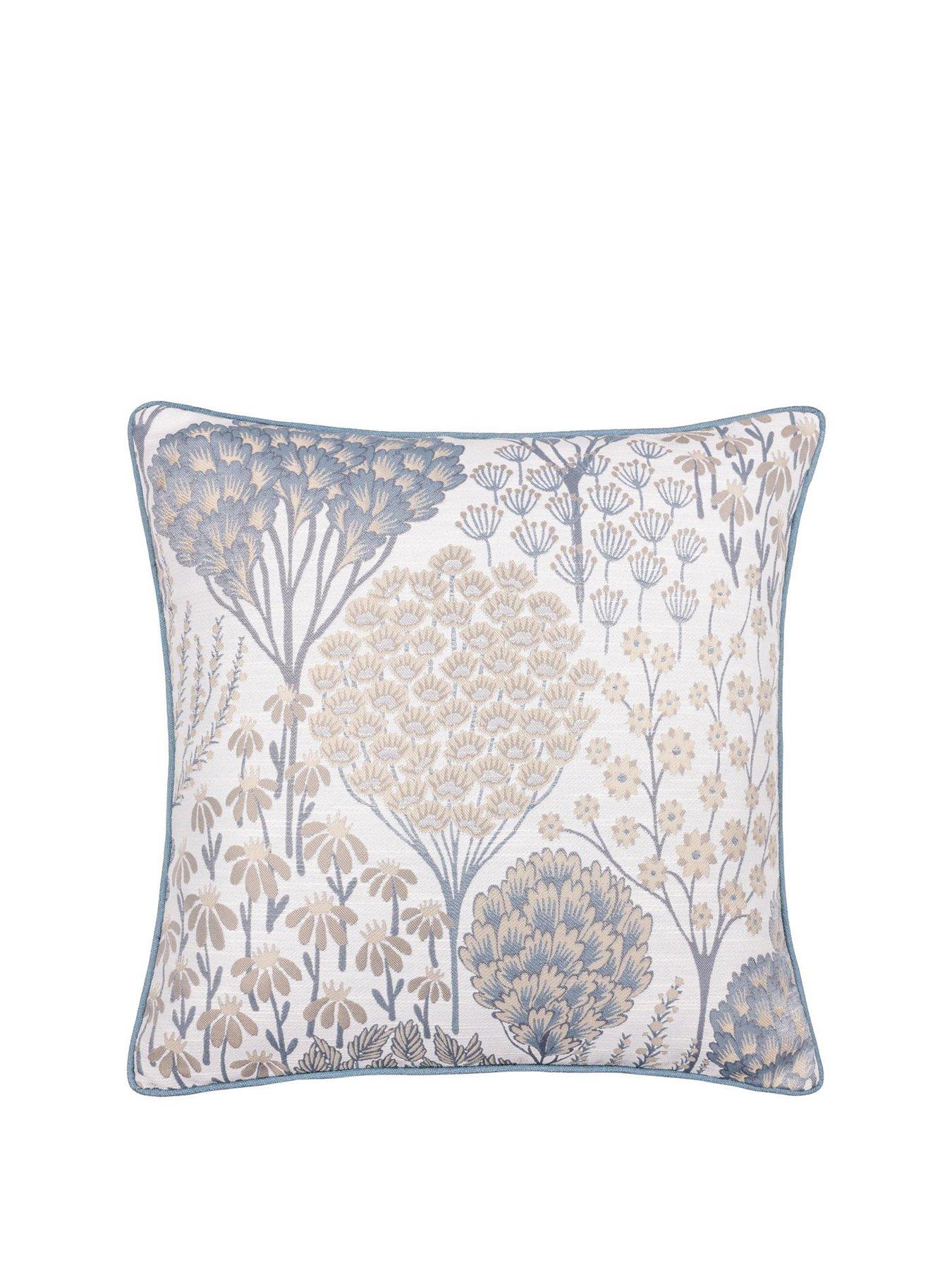Image 2 of 4 of Wylder OPHELIA 50X50 POLYESTER CUSHION WEDGEWOOD