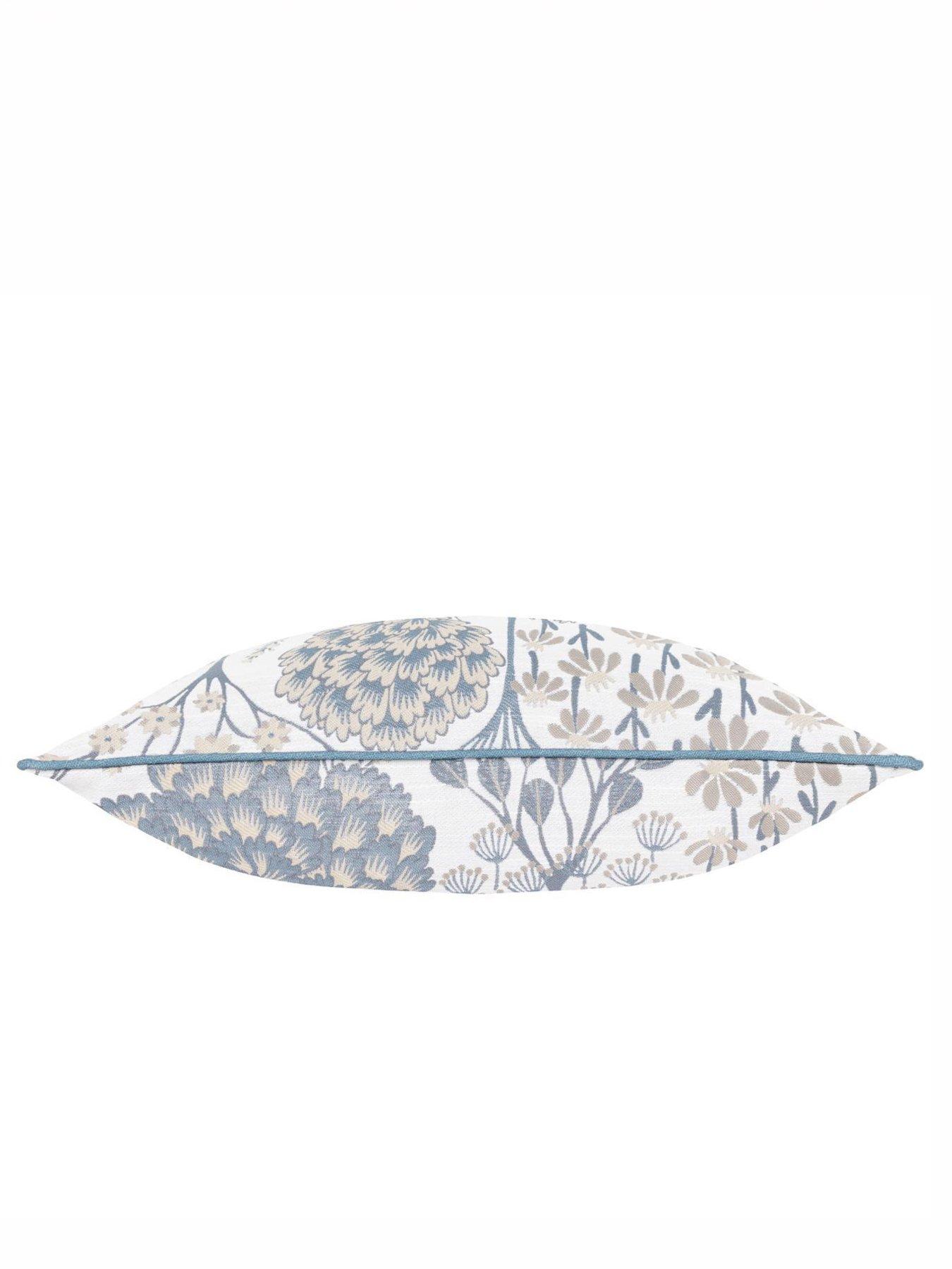 Image 4 of 4 of Wylder OPHELIA 50X50 POLYESTER CUSHION WEDGEWOOD