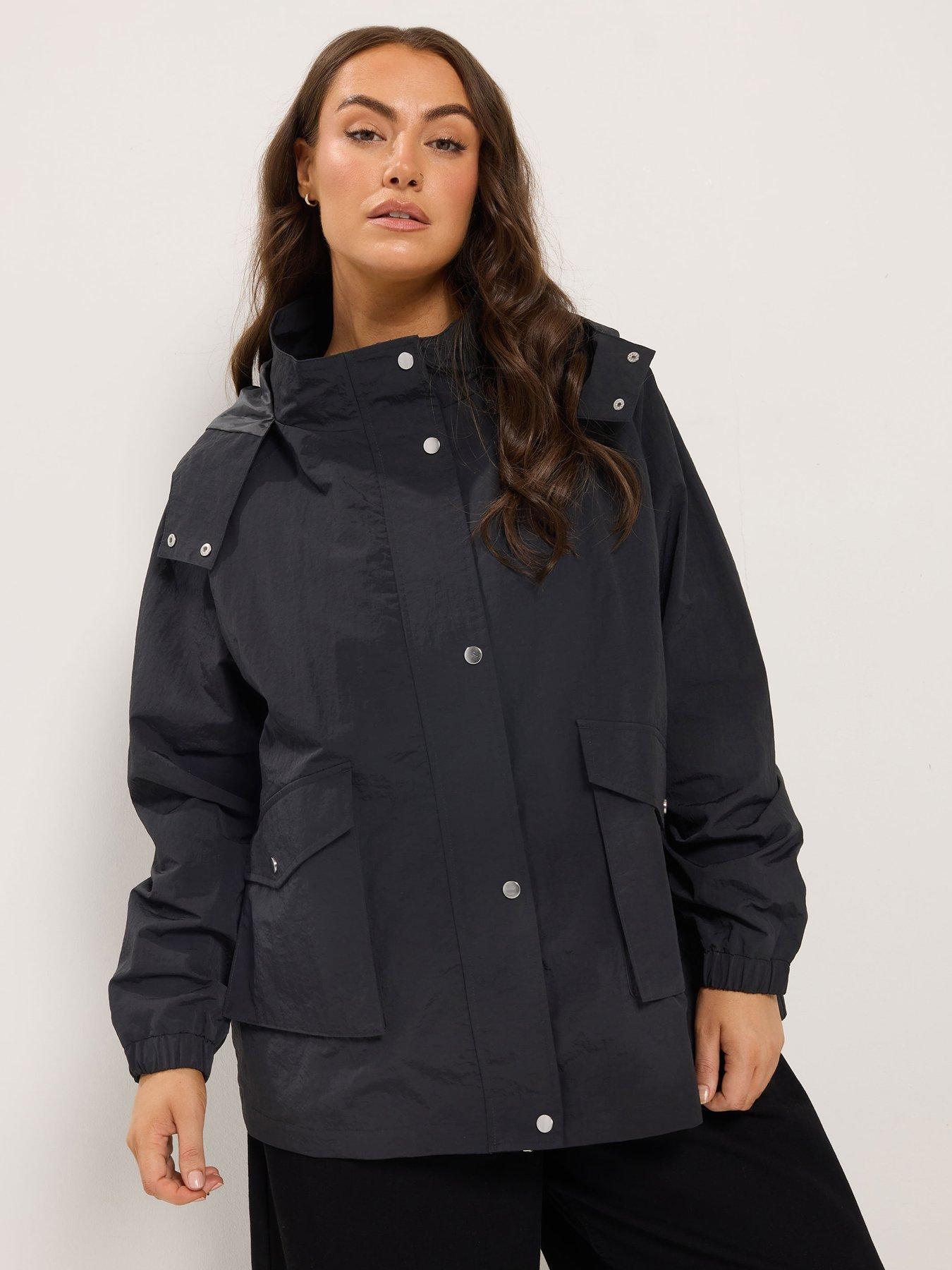 Image 1 of 4 of Yours Curve Lightweight Rain Jacket