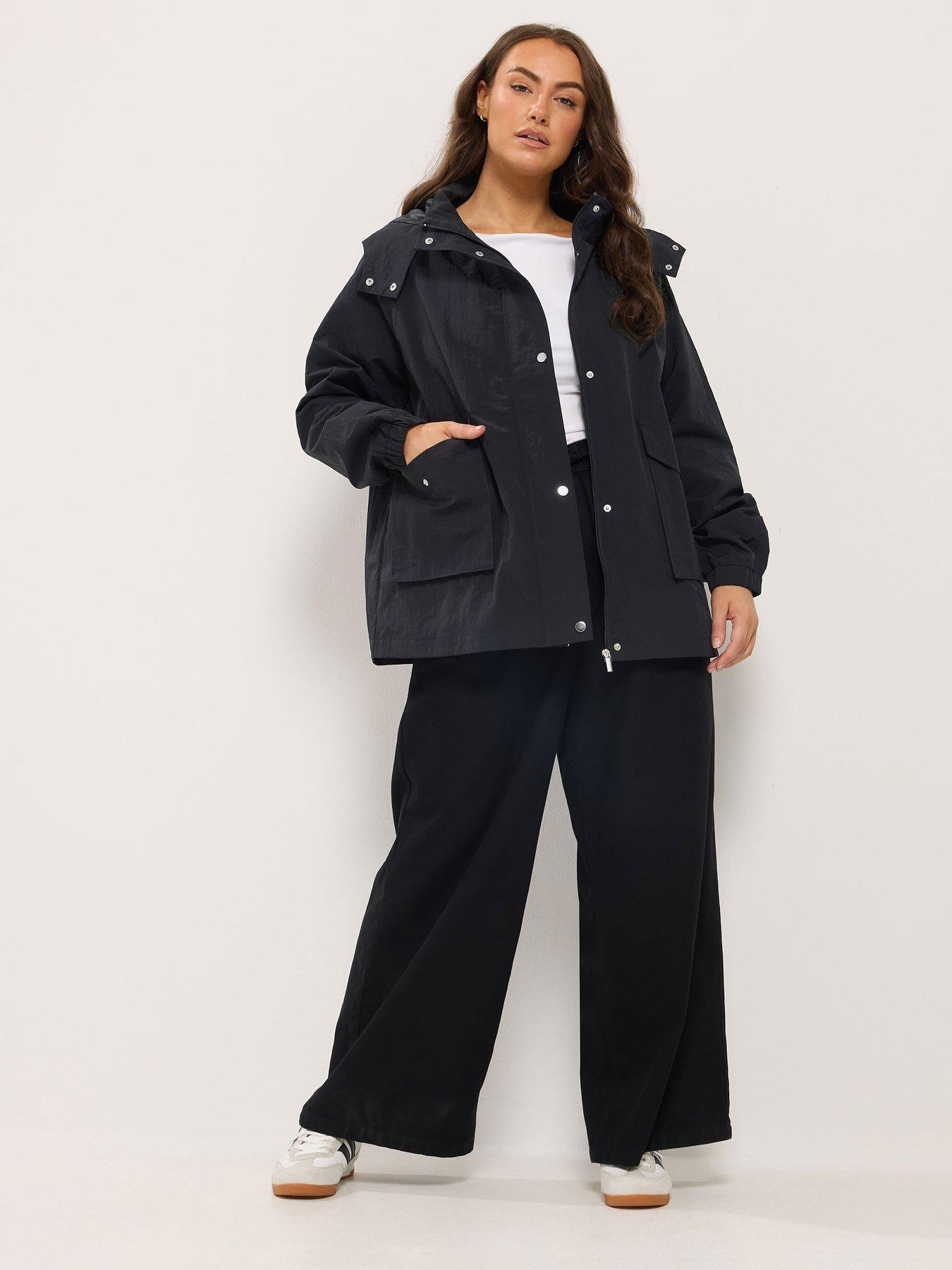 Image 3 of 4 of Yours Curve Lightweight Rain Jacket