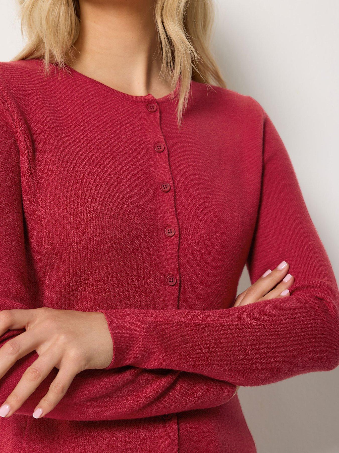 Image 4 of 4 of Yours Tall Peplum Knitted Cardigan