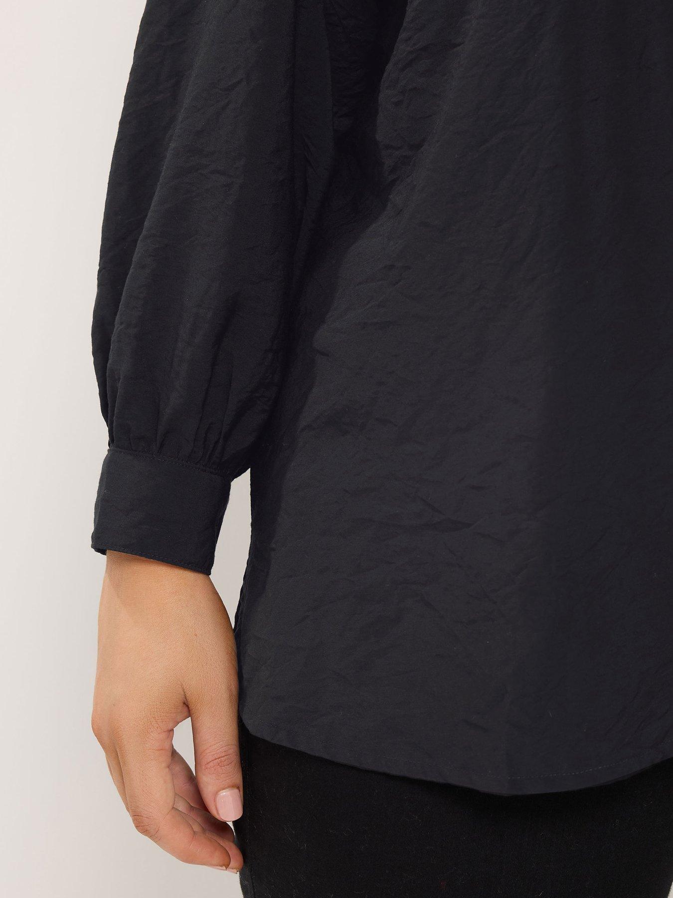 Image 4 of 4 of Yours Curve Button Through Blouse