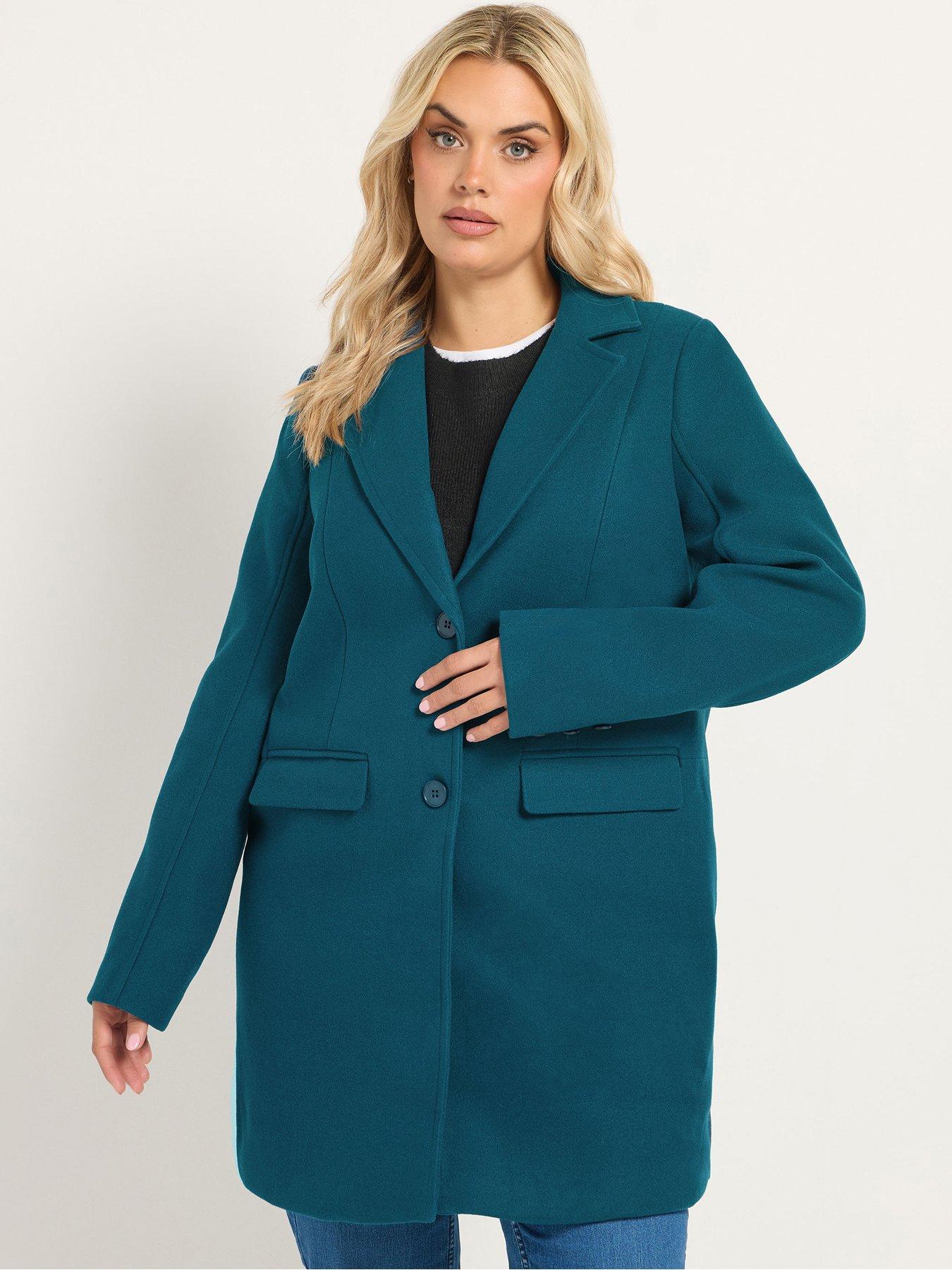 Image 1 of 4 of Yours Curve Midi Coat