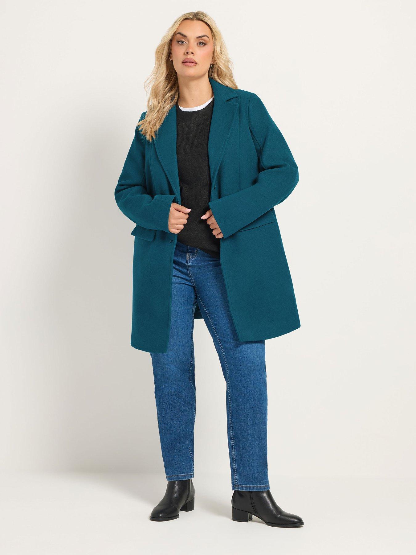 Image 3 of 4 of Yours Curve Midi Coat