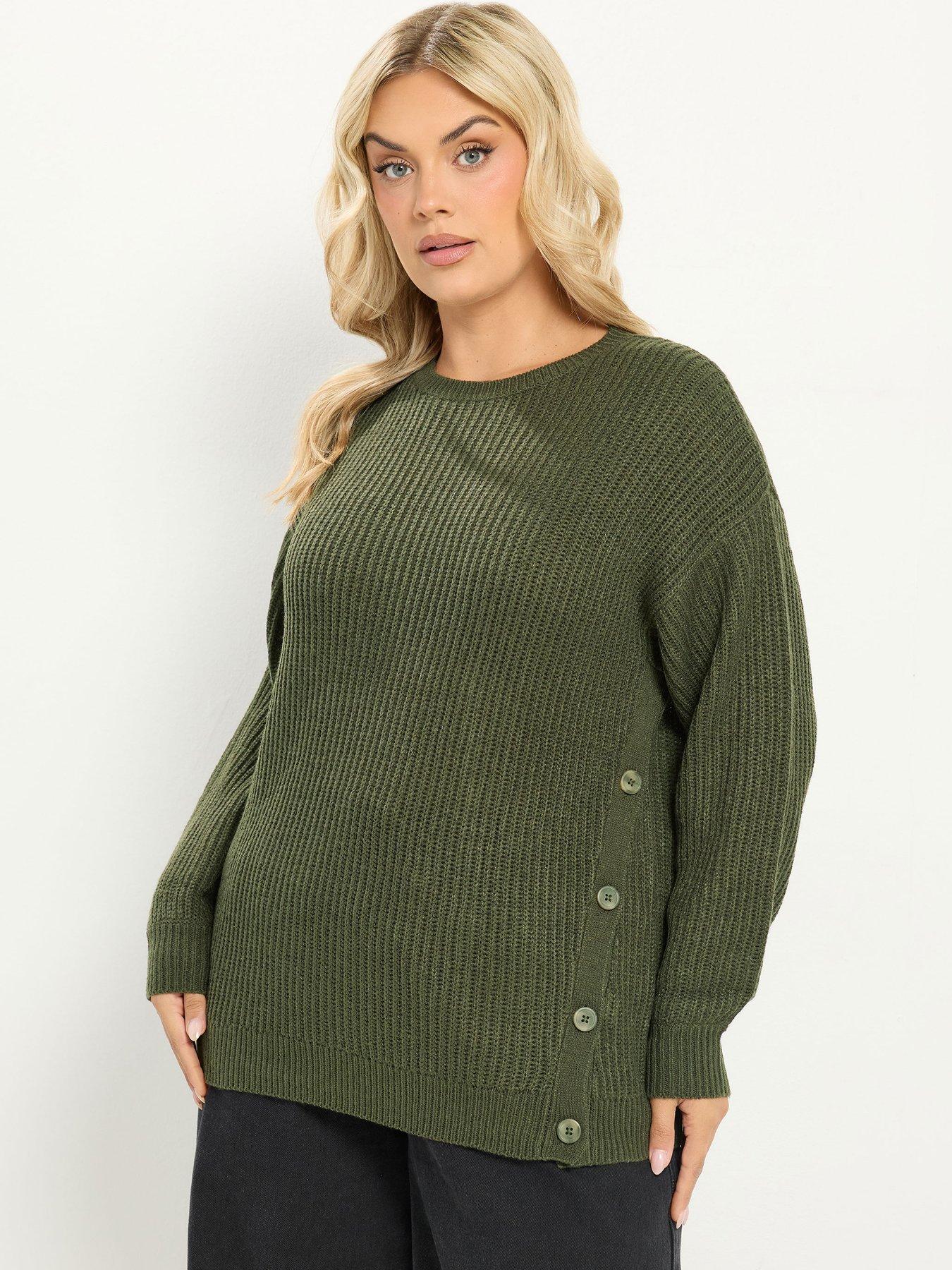 Image 1 of 4 of Yours Curve Button Side Jumper