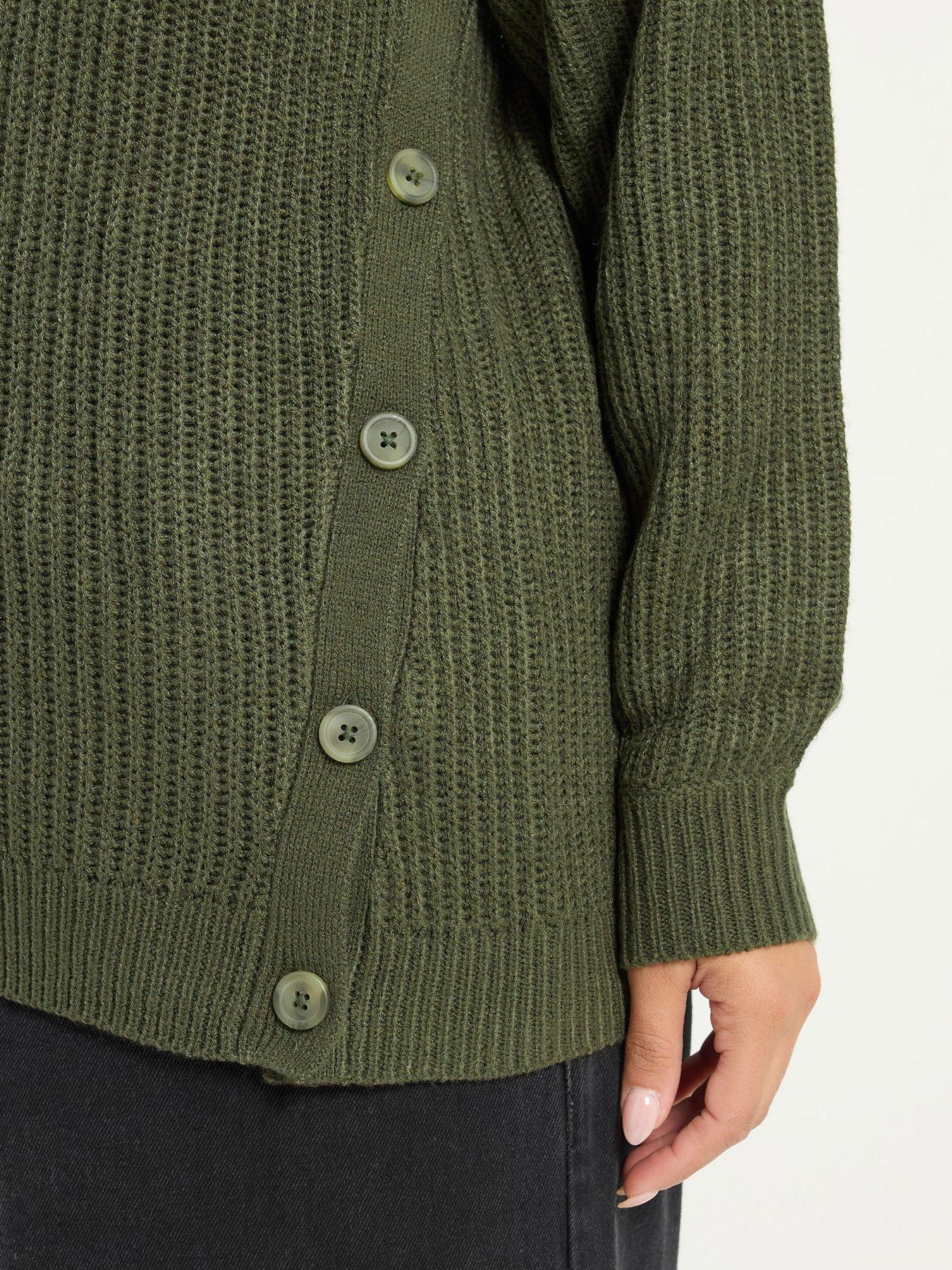 Image 4 of 4 of Yours Curve Button Side Jumper