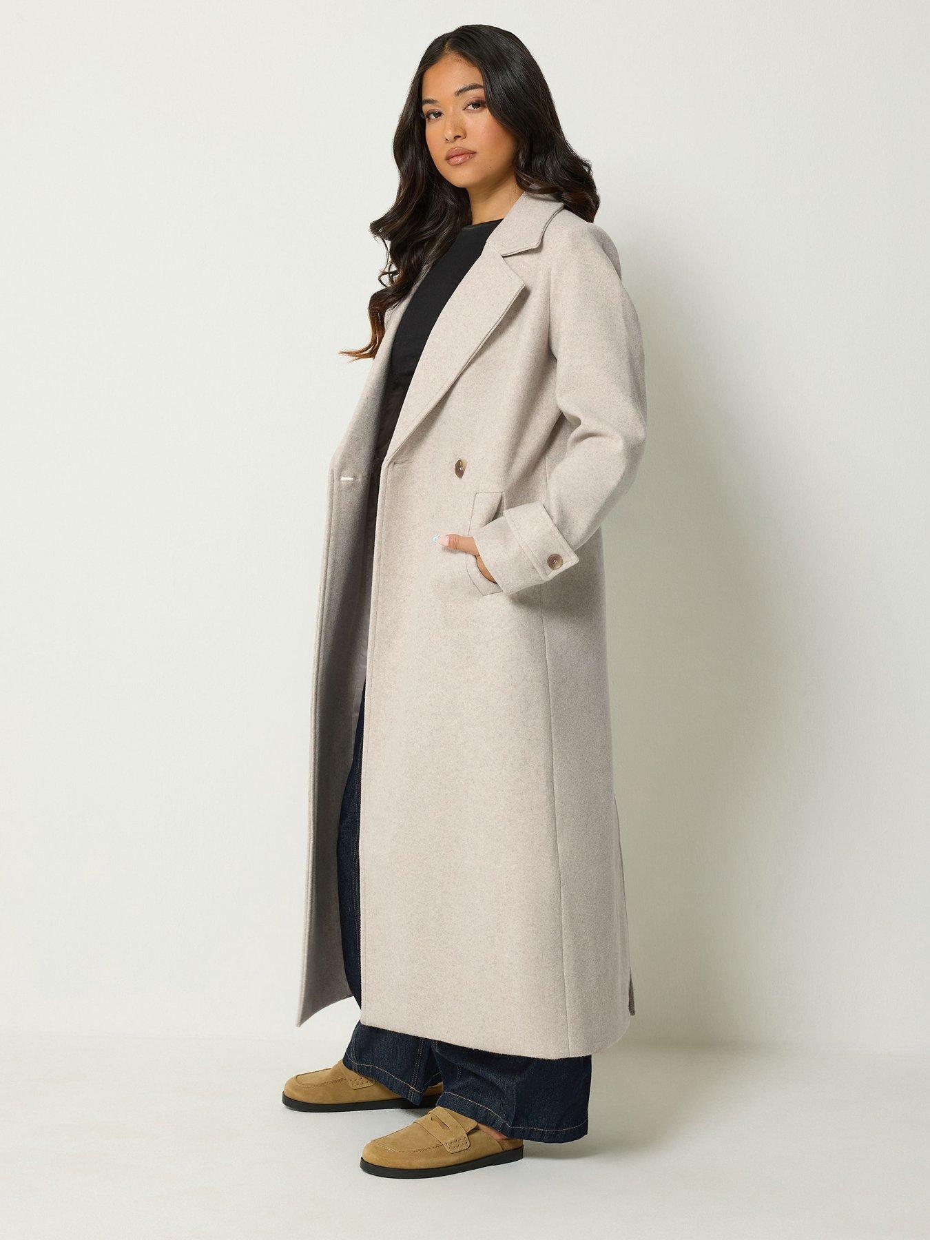 Image 3 of 4 of PixieGirl Petite Maxi City Coat