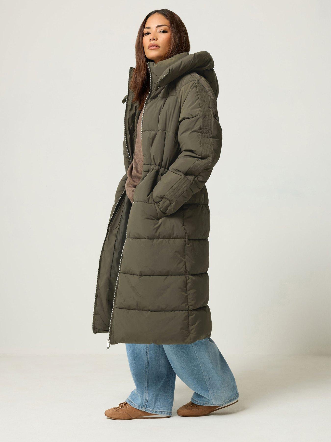 Image 1 of 4 of PixieGirl Petite Midi Padded Coat